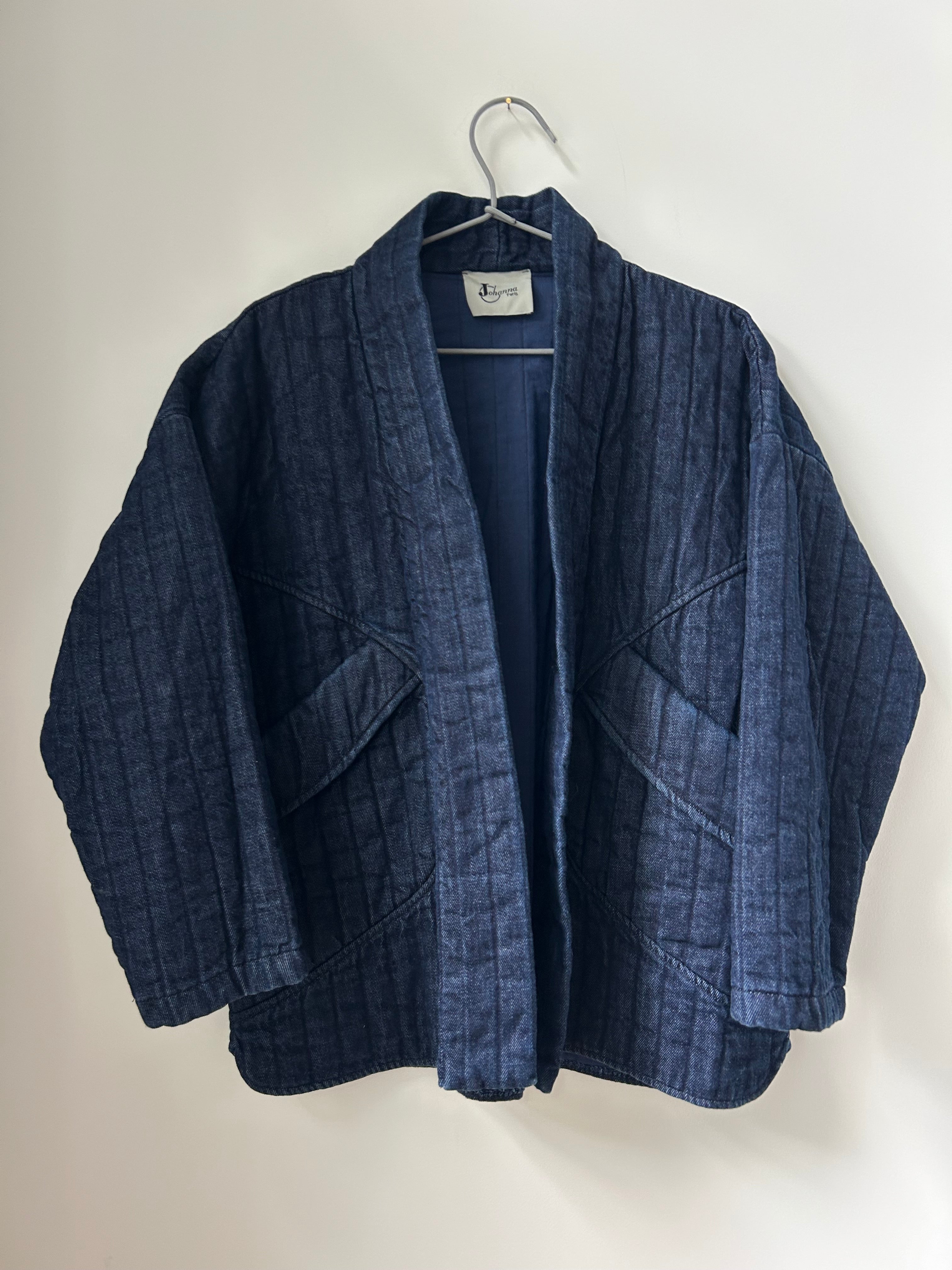 Kimono-Jacke Demin Dark