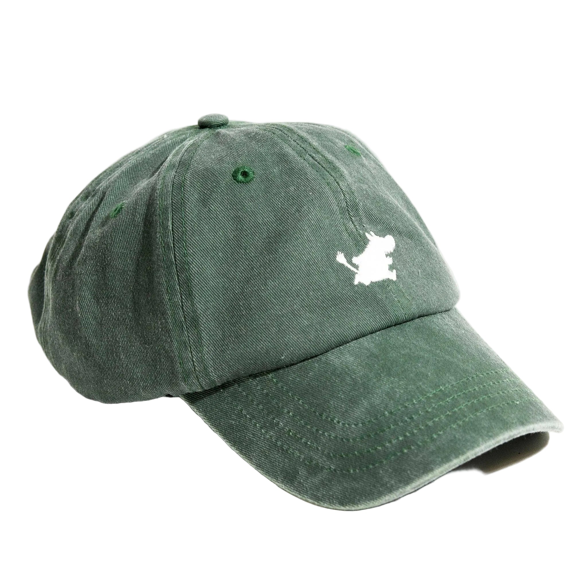 Gewaschene Denim-Cap - Mumin Classics Grün