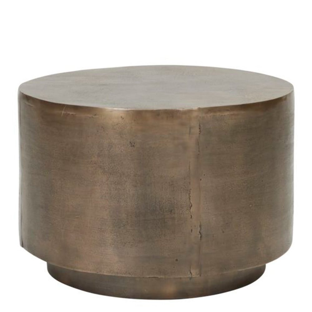 Couchtisch Rota - antikes messing Ø 35 cm