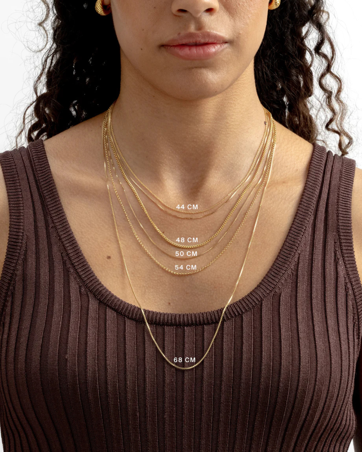 Halskette Medium Box-Chain - gold