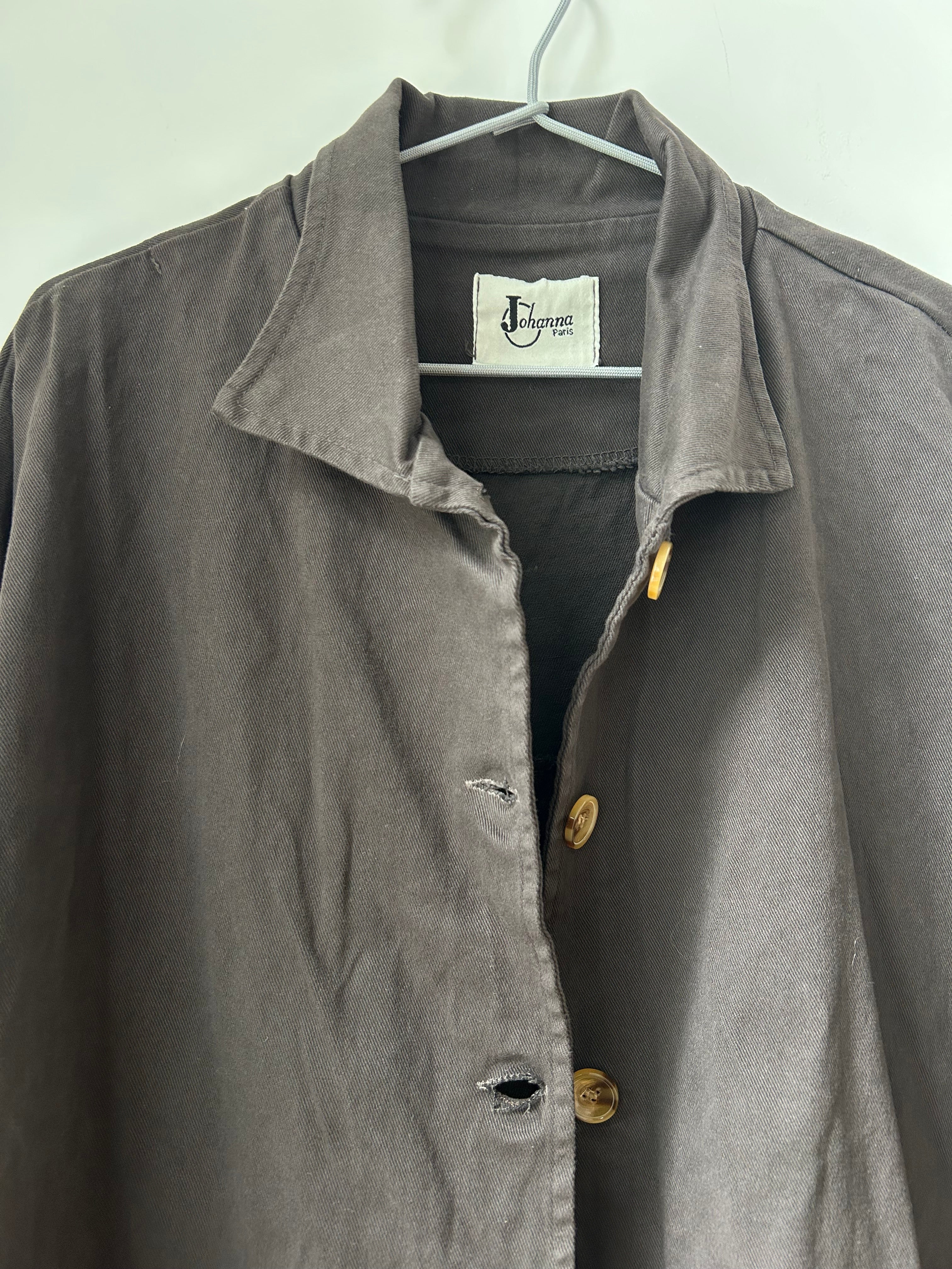 Klassische Trenchcoat-Jacke dunkelbraun