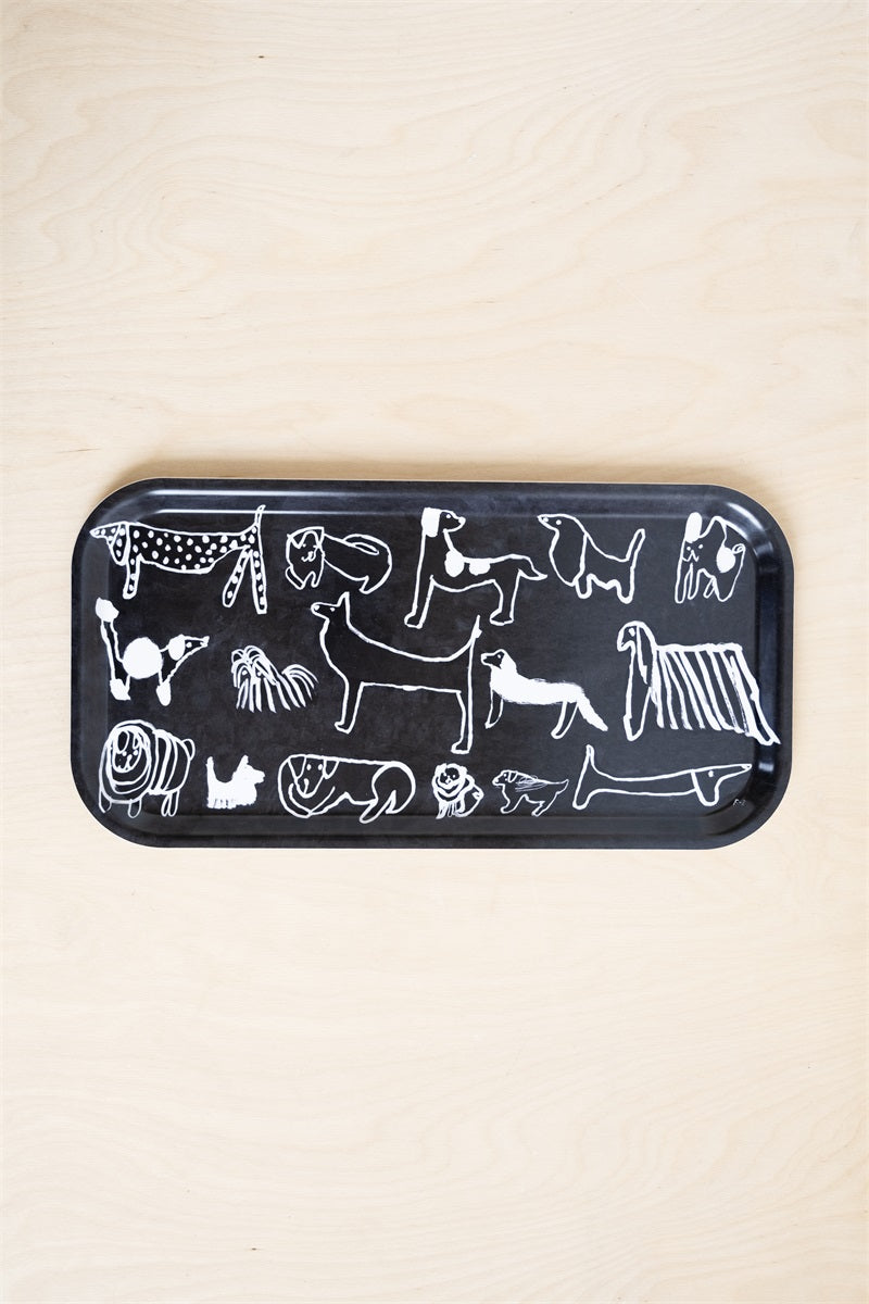 Tablett Dogs 43X22 CM