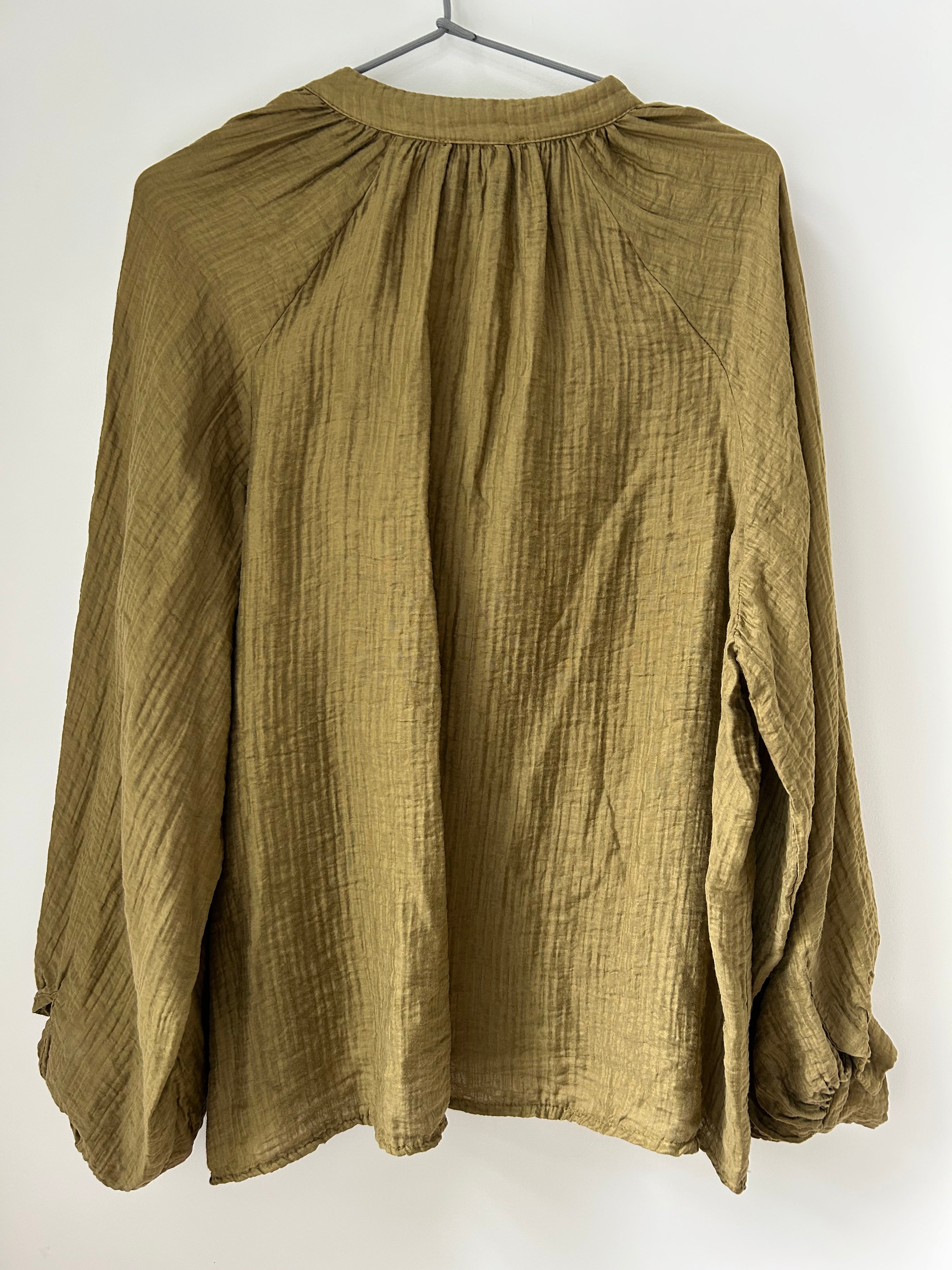 Edle Bluse - bronze