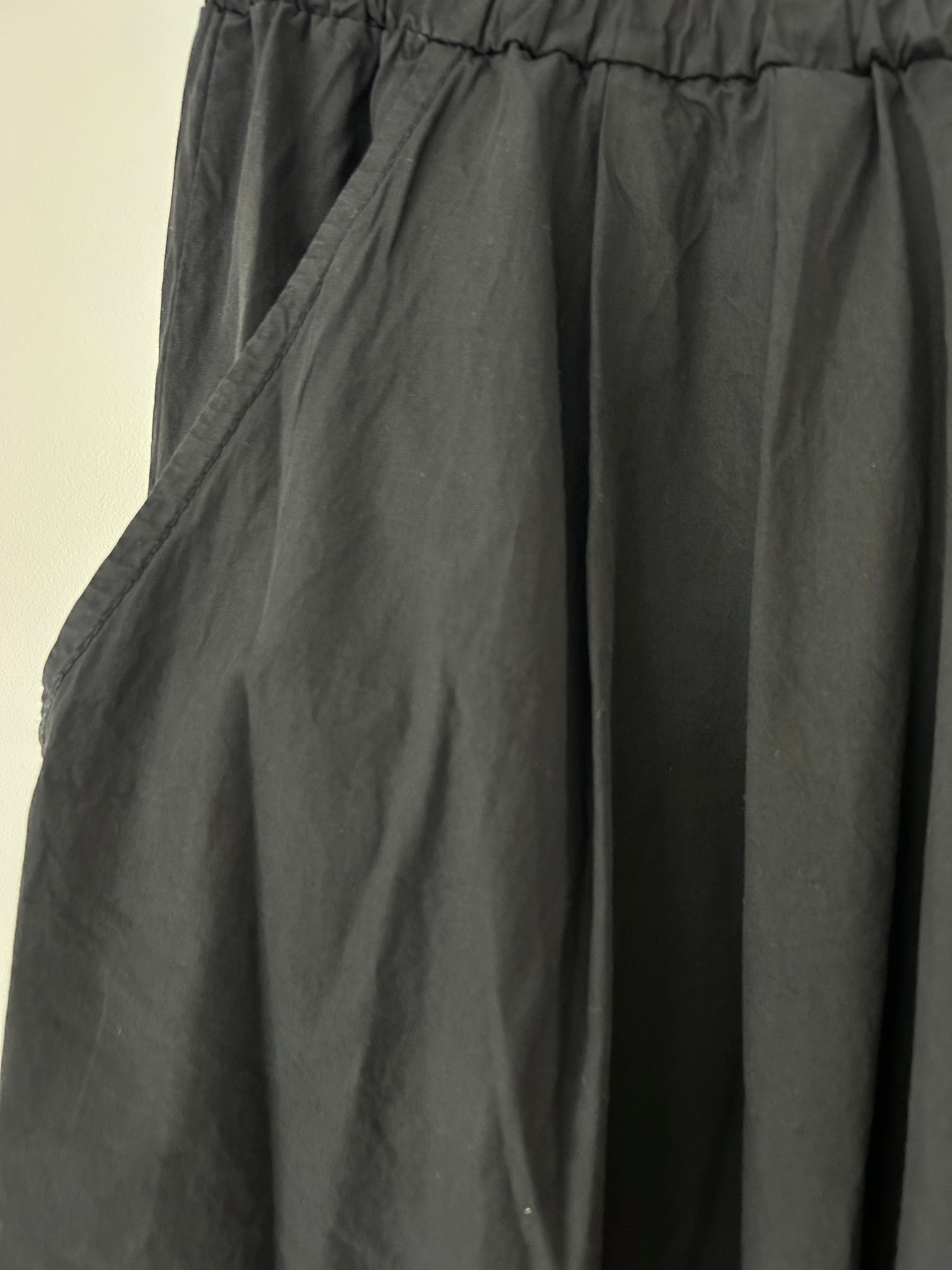 Culotte Palazzo-Hose - schwarz
