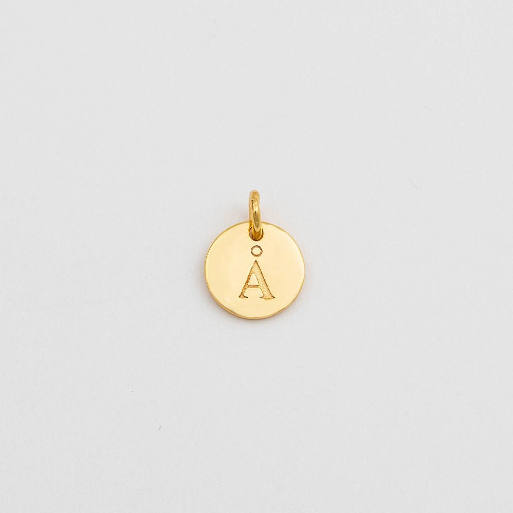 Anhänger Mini-Buchstabe - gold