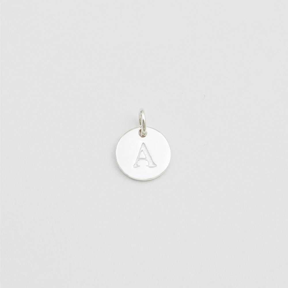 Anhänger Mini-Buchstabe - silber