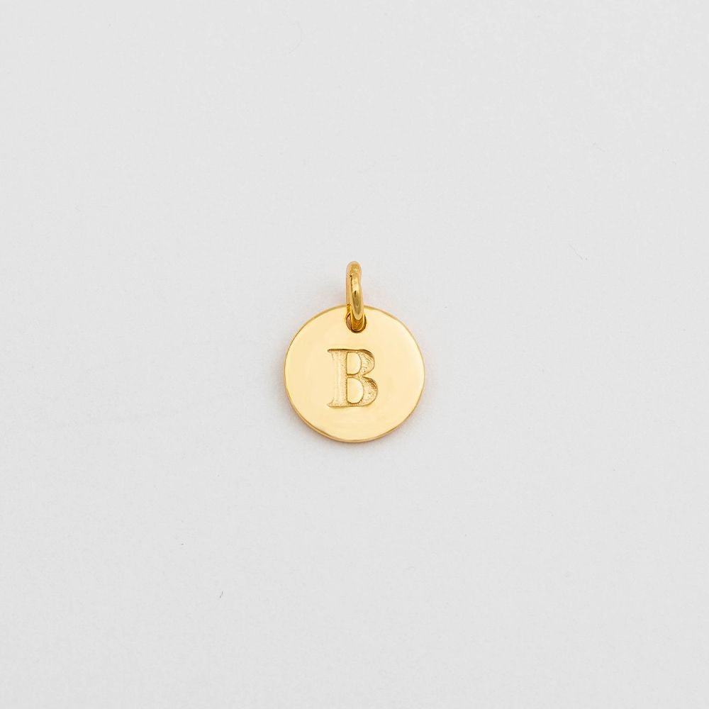 Anhänger Mini-Buchstabe - gold