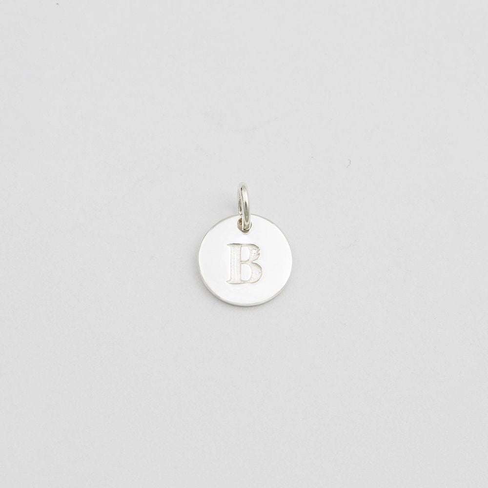Anhänger Mini-Buchstabe - silber