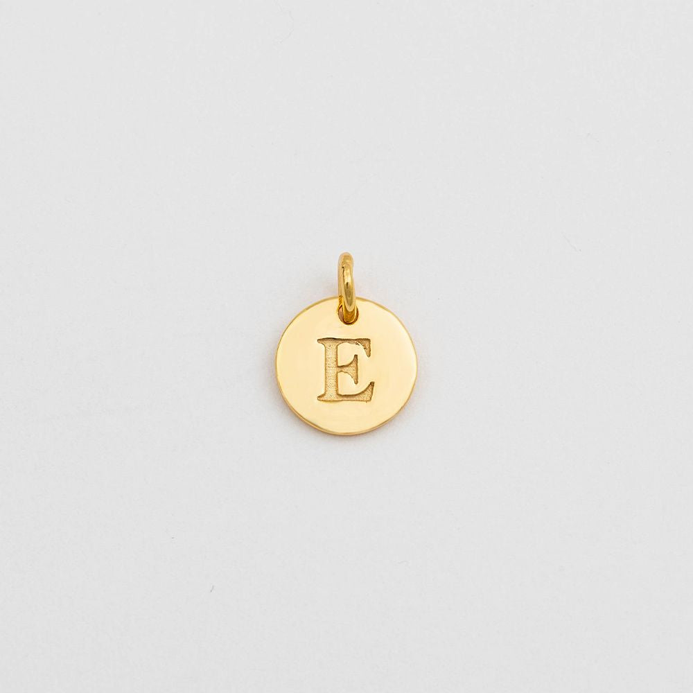 Anhänger Mini-Buchstabe - gold