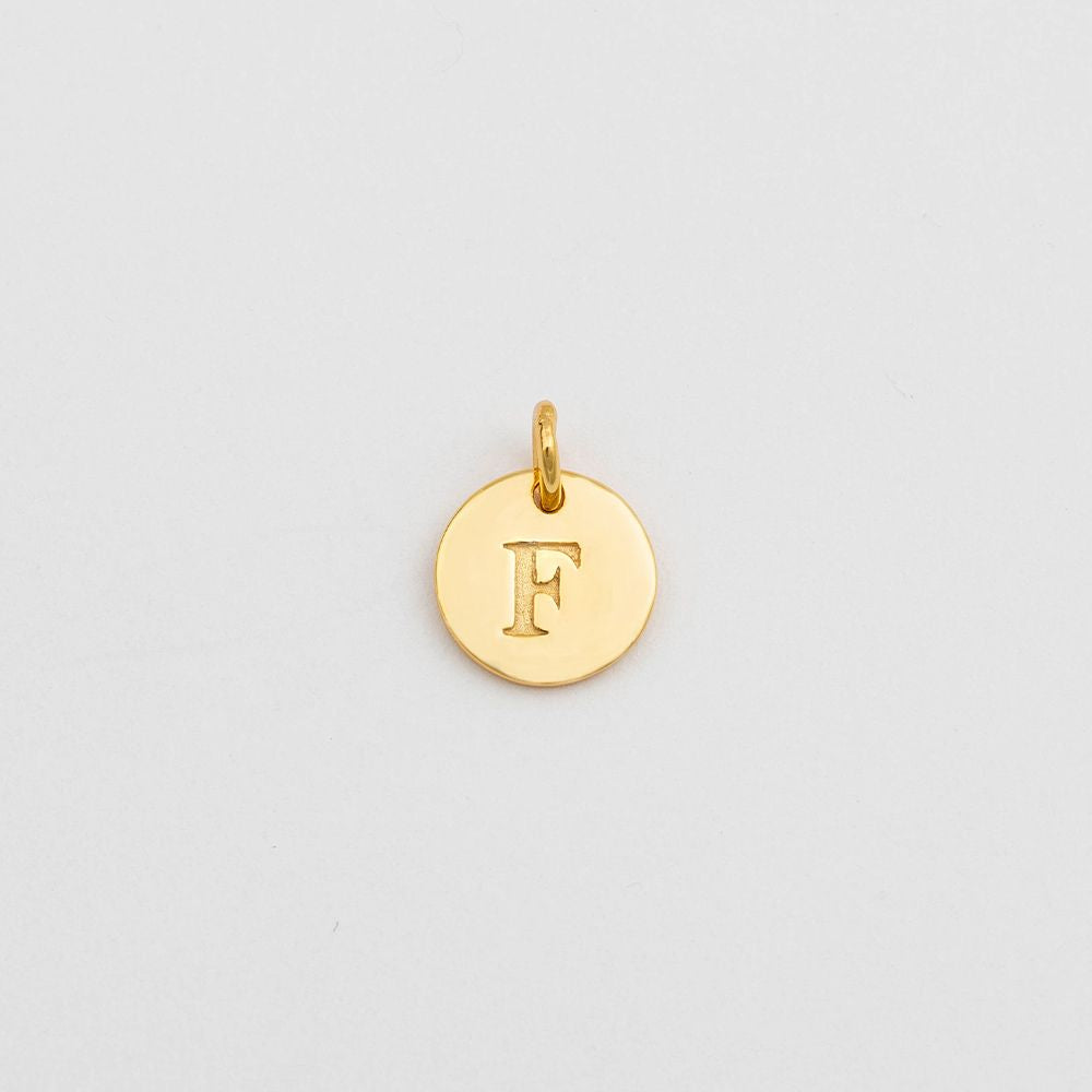 Anhänger Mini-Buchstabe - gold