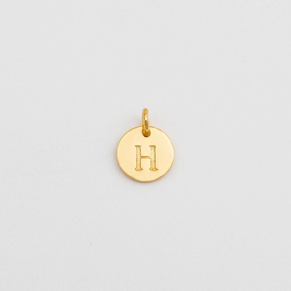 Anhänger Mini-Buchstabe - gold