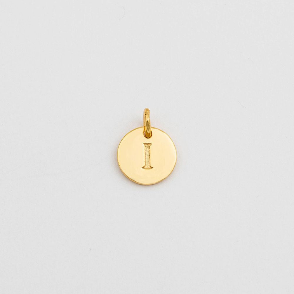 Anhänger Mini-Buchstabe - gold