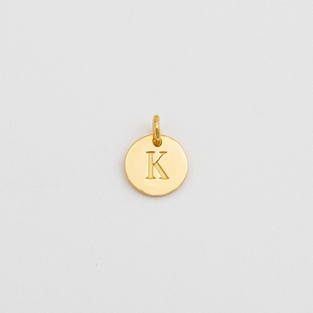 Anhänger Mini-Buchstabe - gold