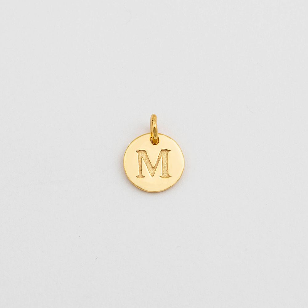 Anhänger Mini-Buchstabe - gold
