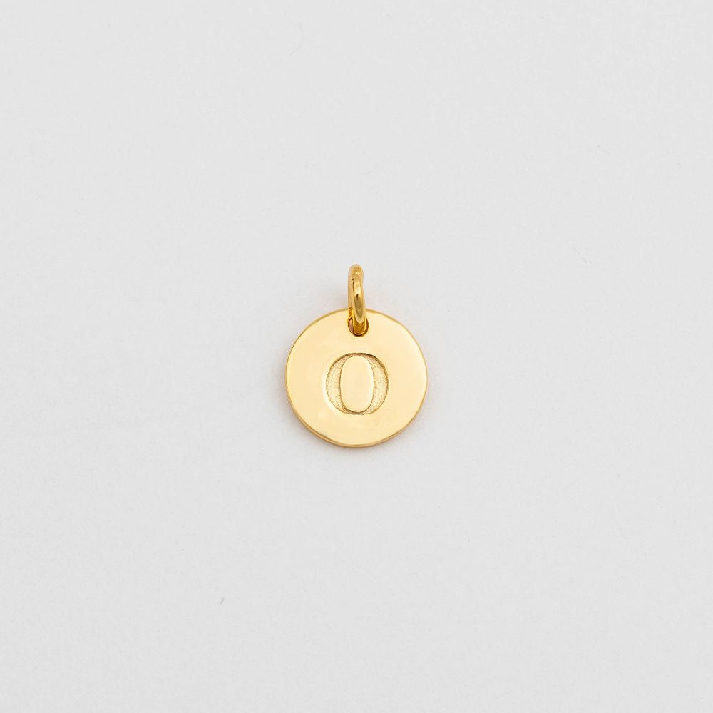 Anhänger Mini-Buchstabe - gold