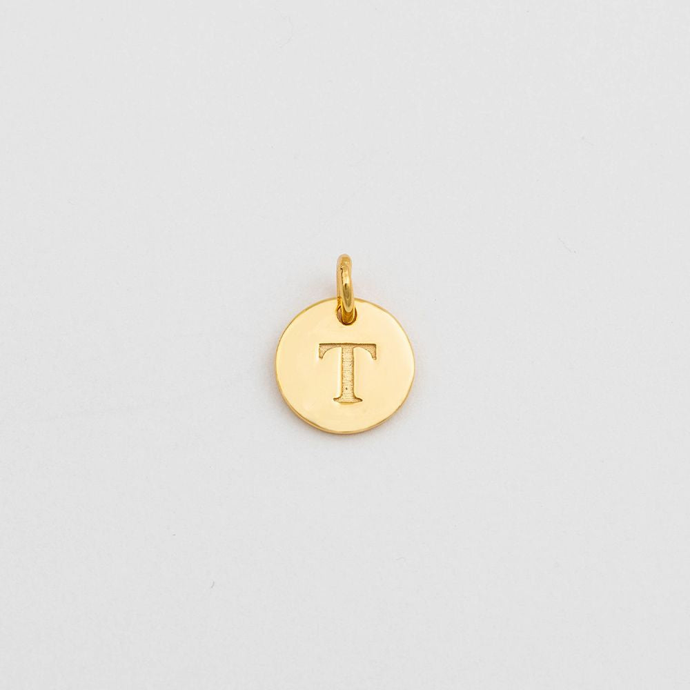 Anhänger Mini-Buchstabe - gold