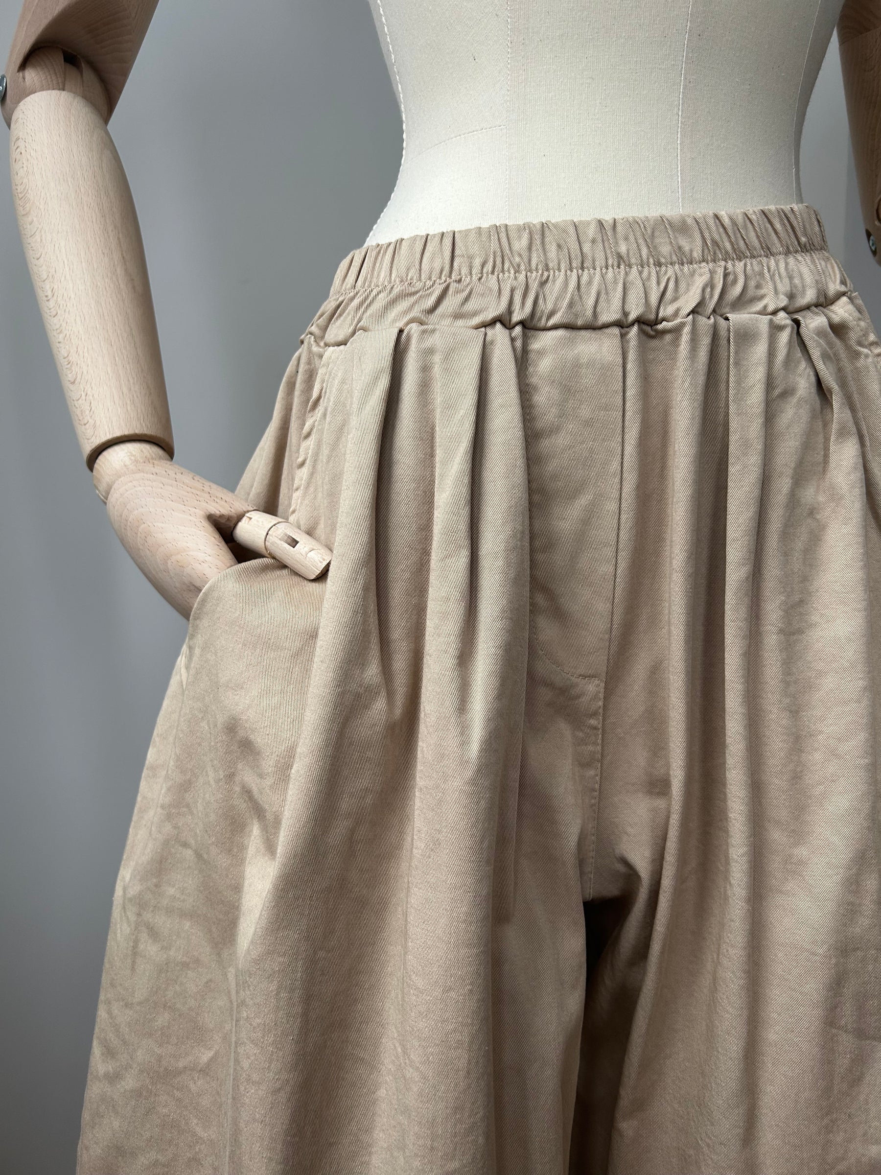 Culotte Palazzo-Hose - beige