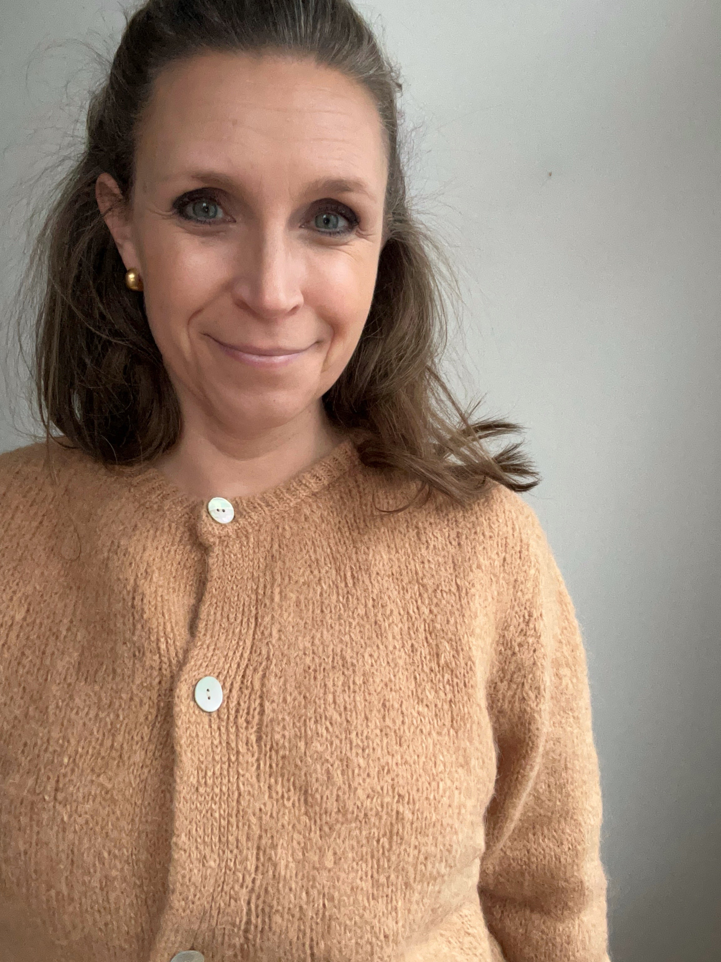 Strickjacke Cardigan - cappuccino