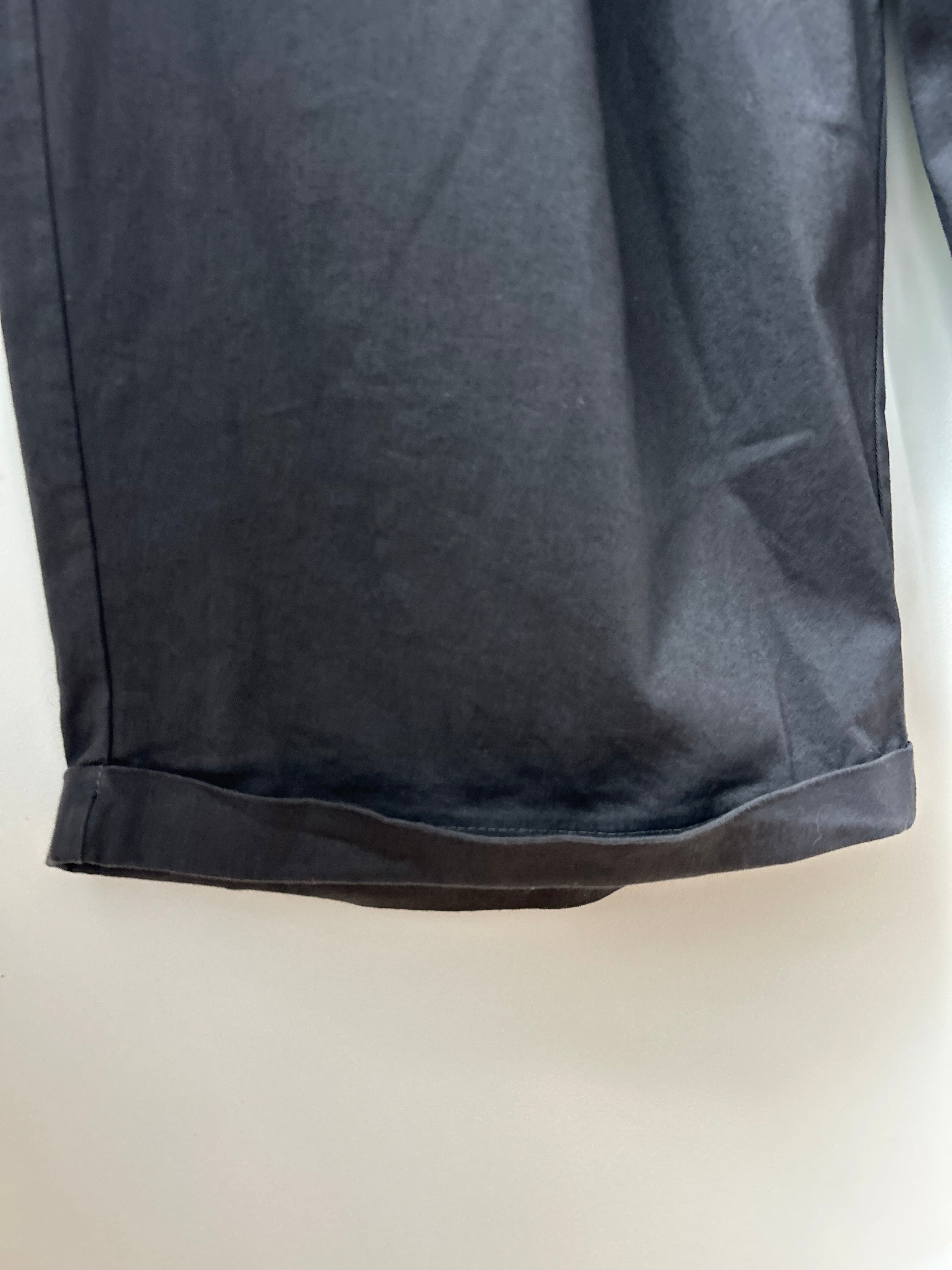 Warme Culotte Palazzo-Hose - dunkelgrau
