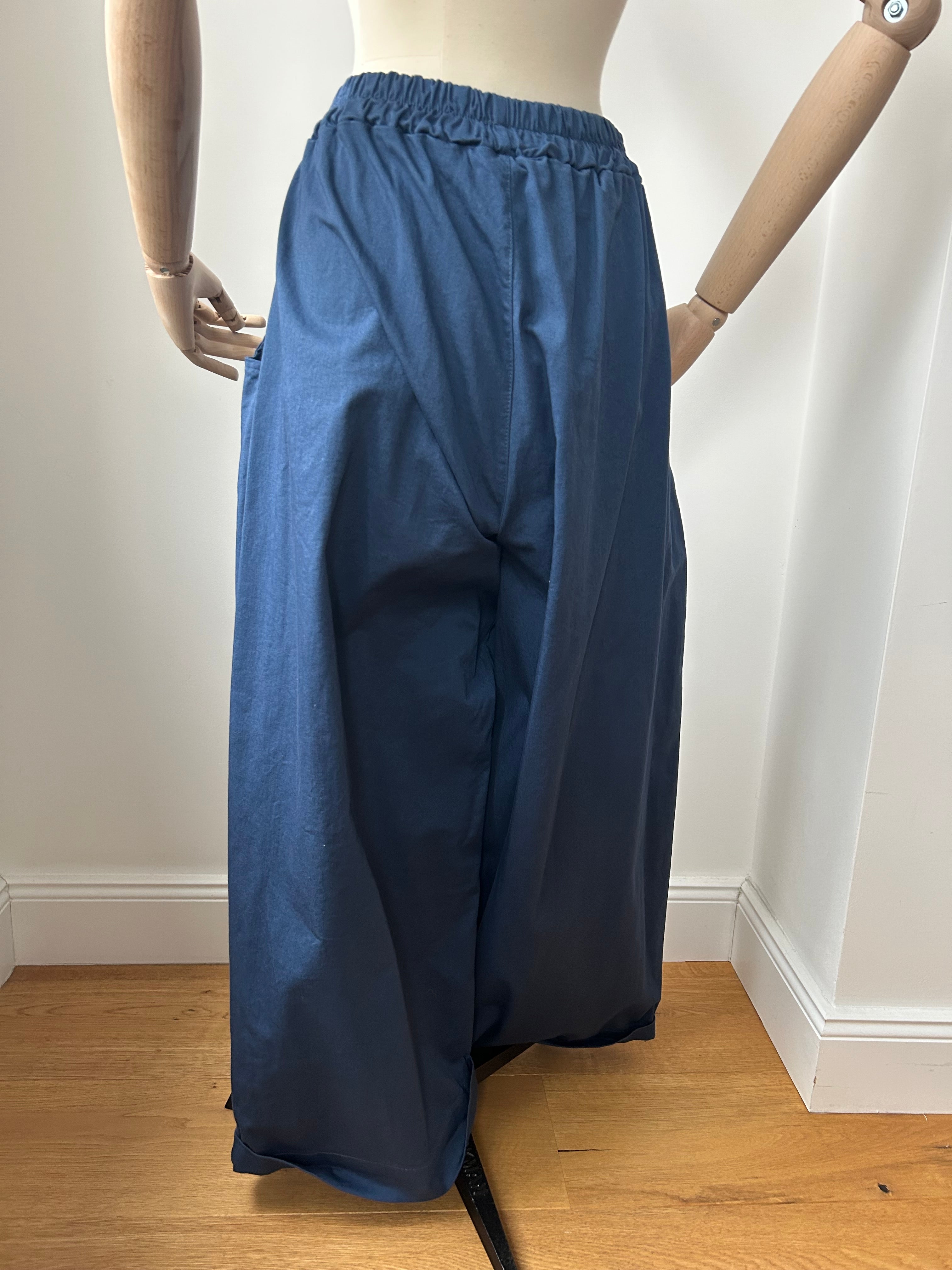 Culotte Palazzo-Hose - navy