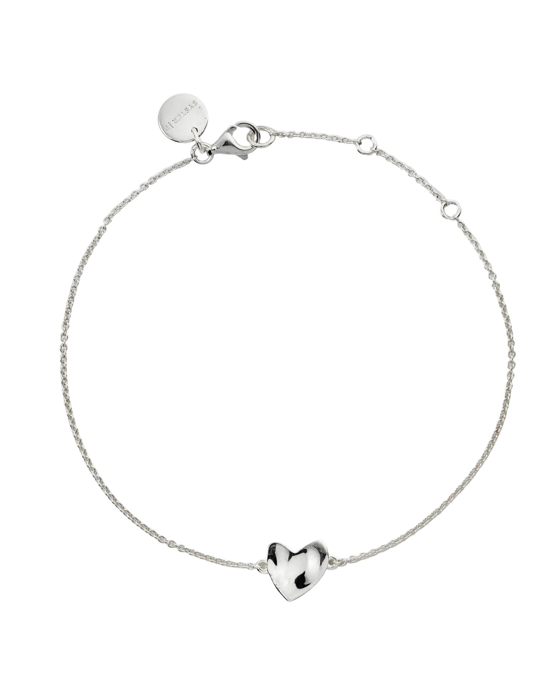 Armband Friends Heart - silber