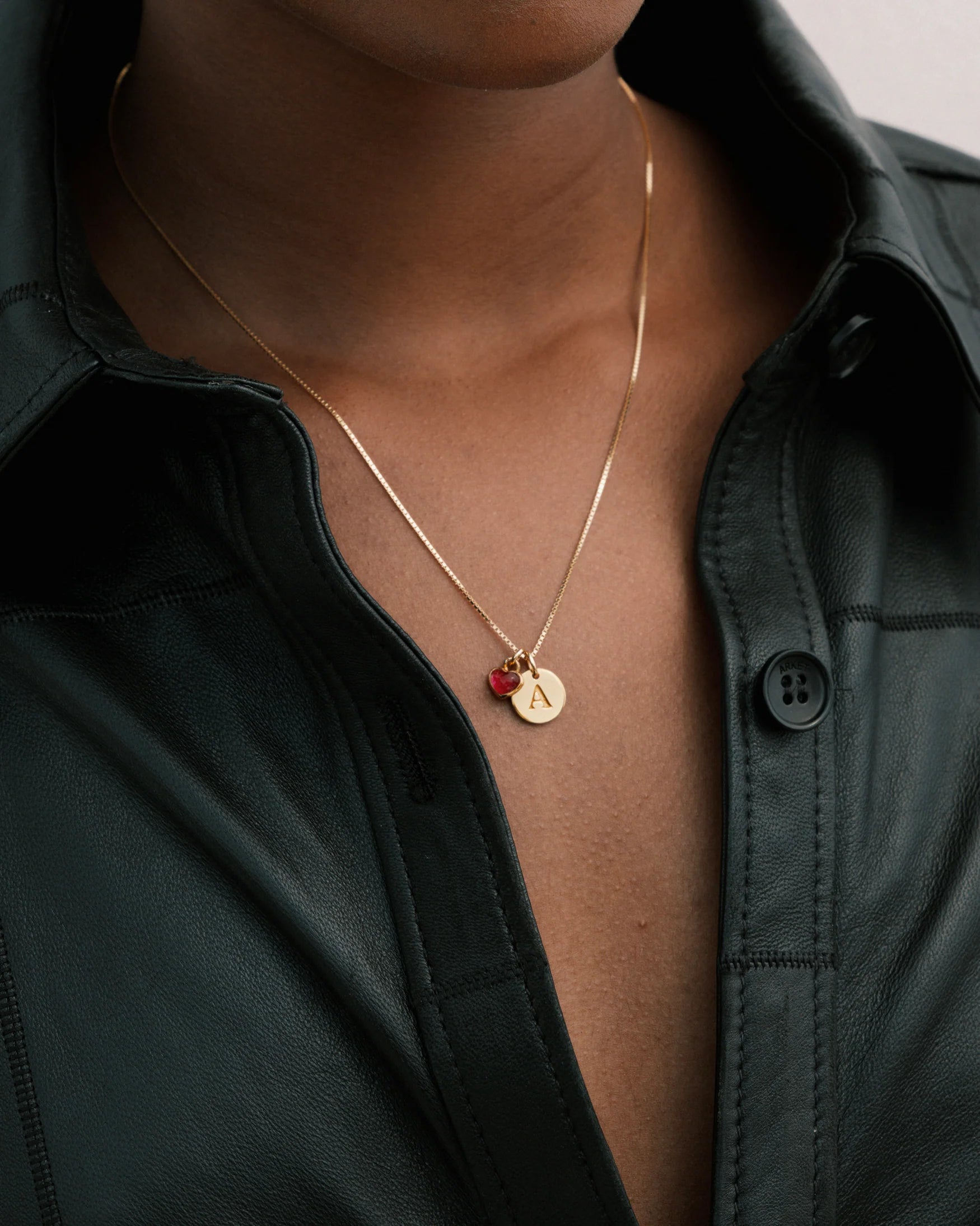 Anhänger Beloved Pendant Pink Quartz - gold