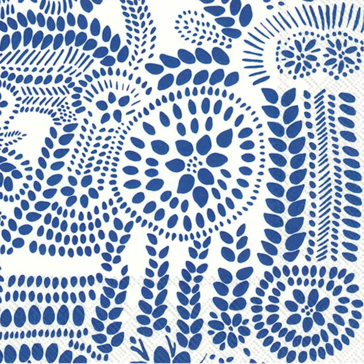 Marimekko Papierservietten - NÄSIÄ - white blue