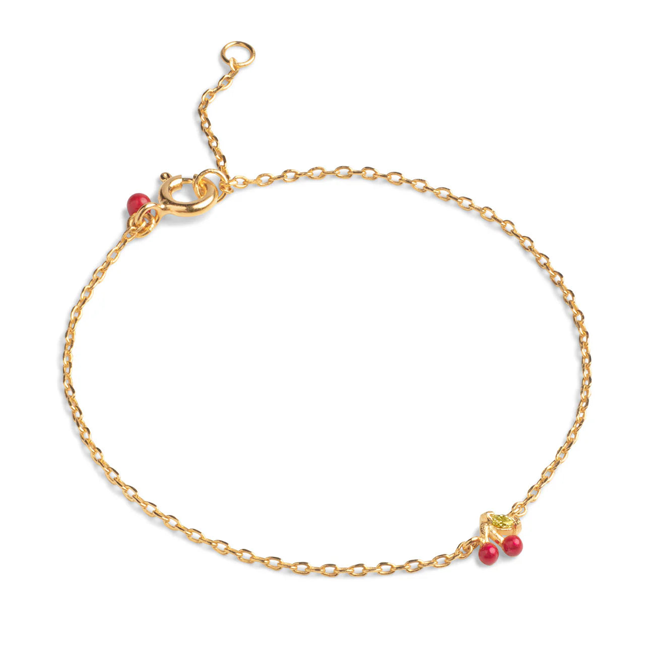 Armband Cherry - red/gold