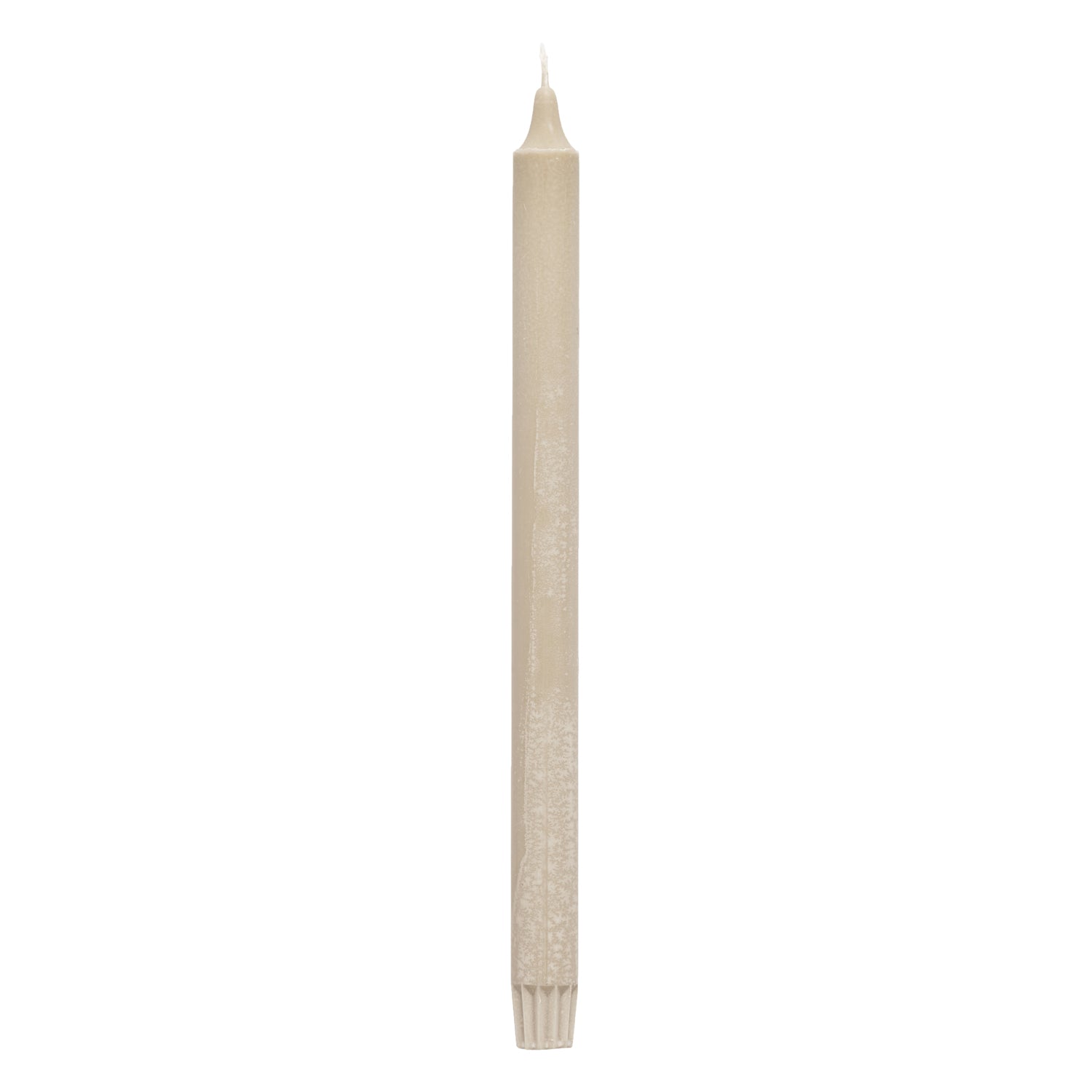 Stabkerzen 30 cm Sand - 8er Set