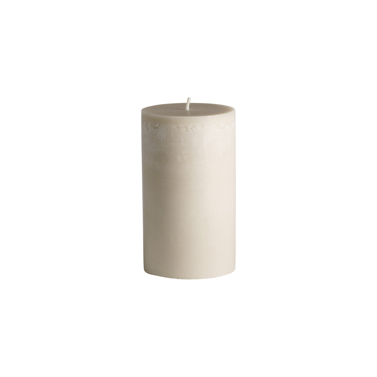 Tine K Home Stearinkerze Sand – 7 x 15 cm, 60 Std. Brenndauer