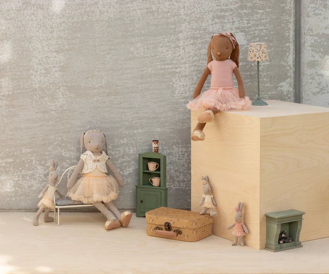 Kaninchen Mikro - Ballettanzug und Rock rosa