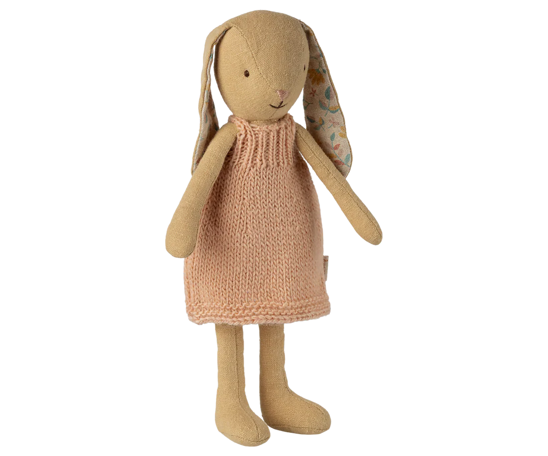 Hase Gestricktes Kleid – Cremegelb