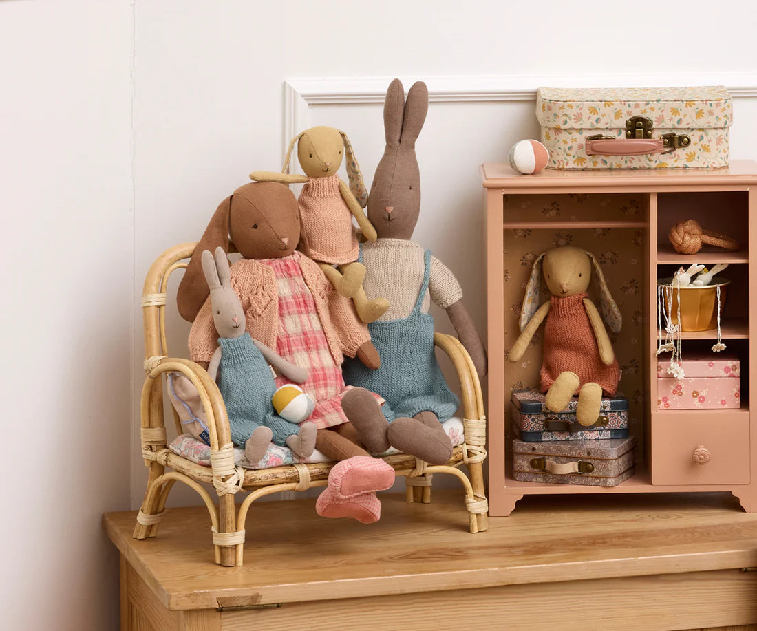 Kaninchen - Gestrickter Overall