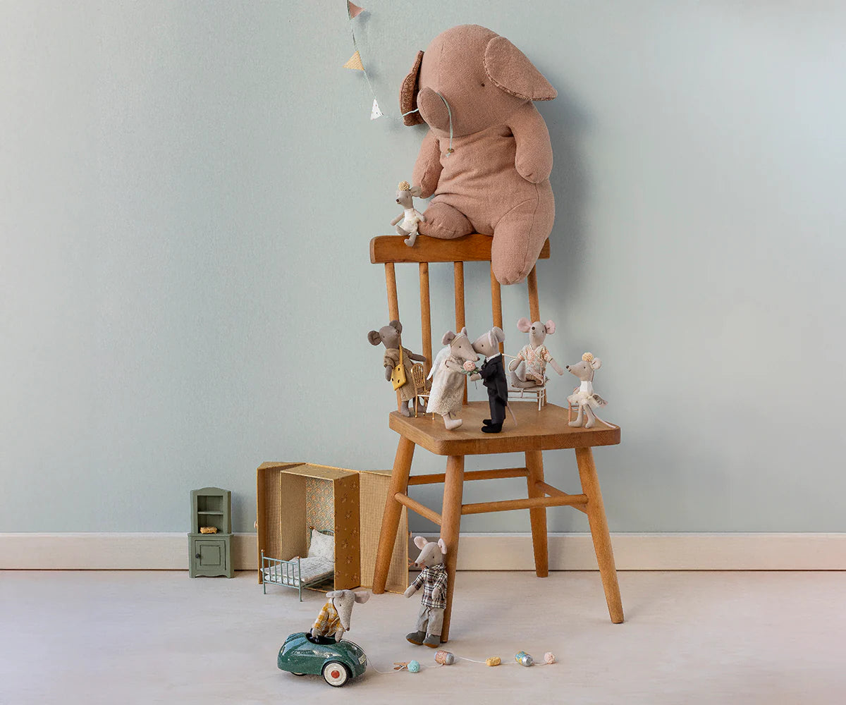 Hochzeitsmäuse Paar in Box – Mama & Papa