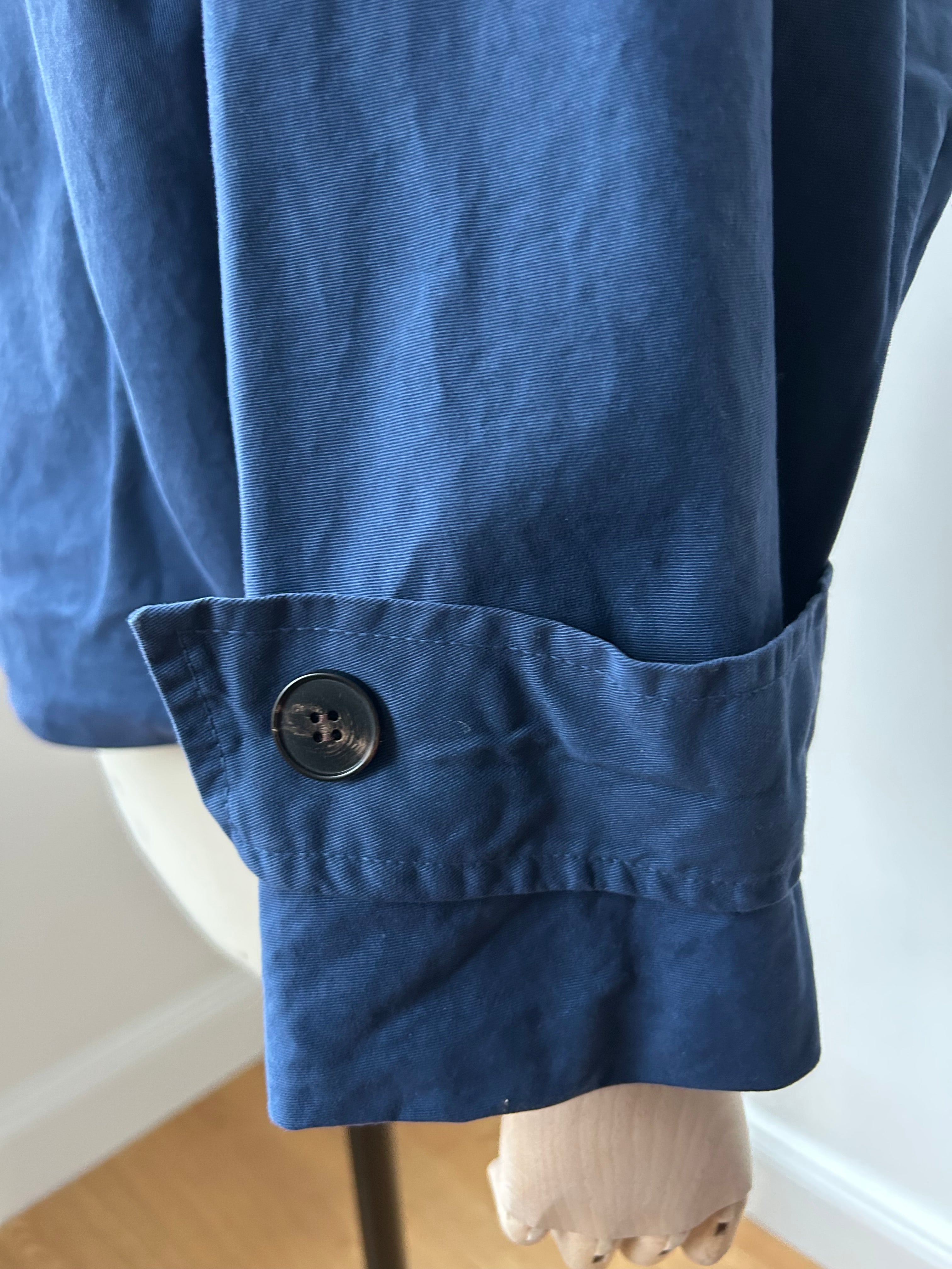 Jacke mit Kapuzenschal zum Knoten - navy