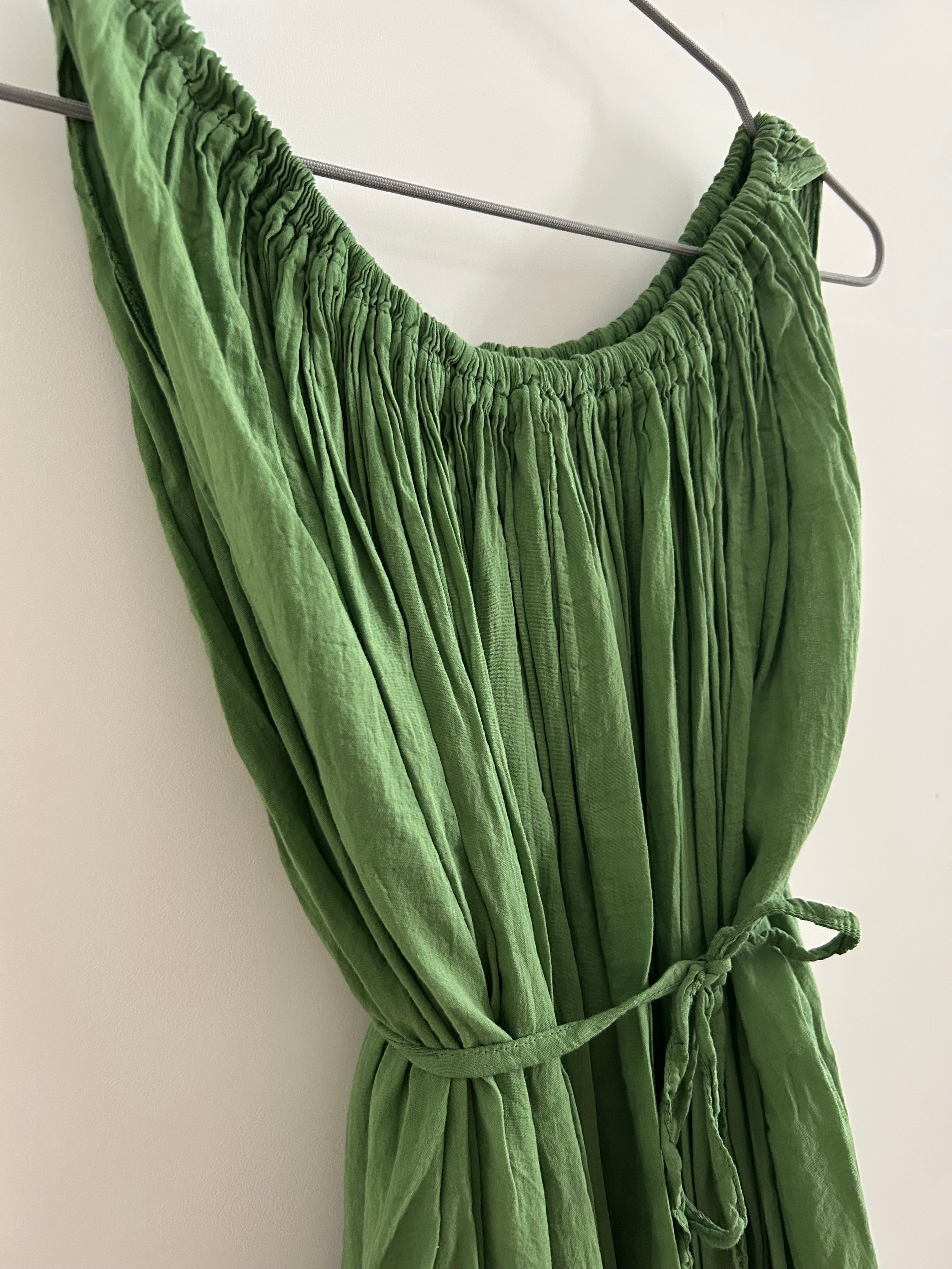 Göttinnenkleid - farngrün