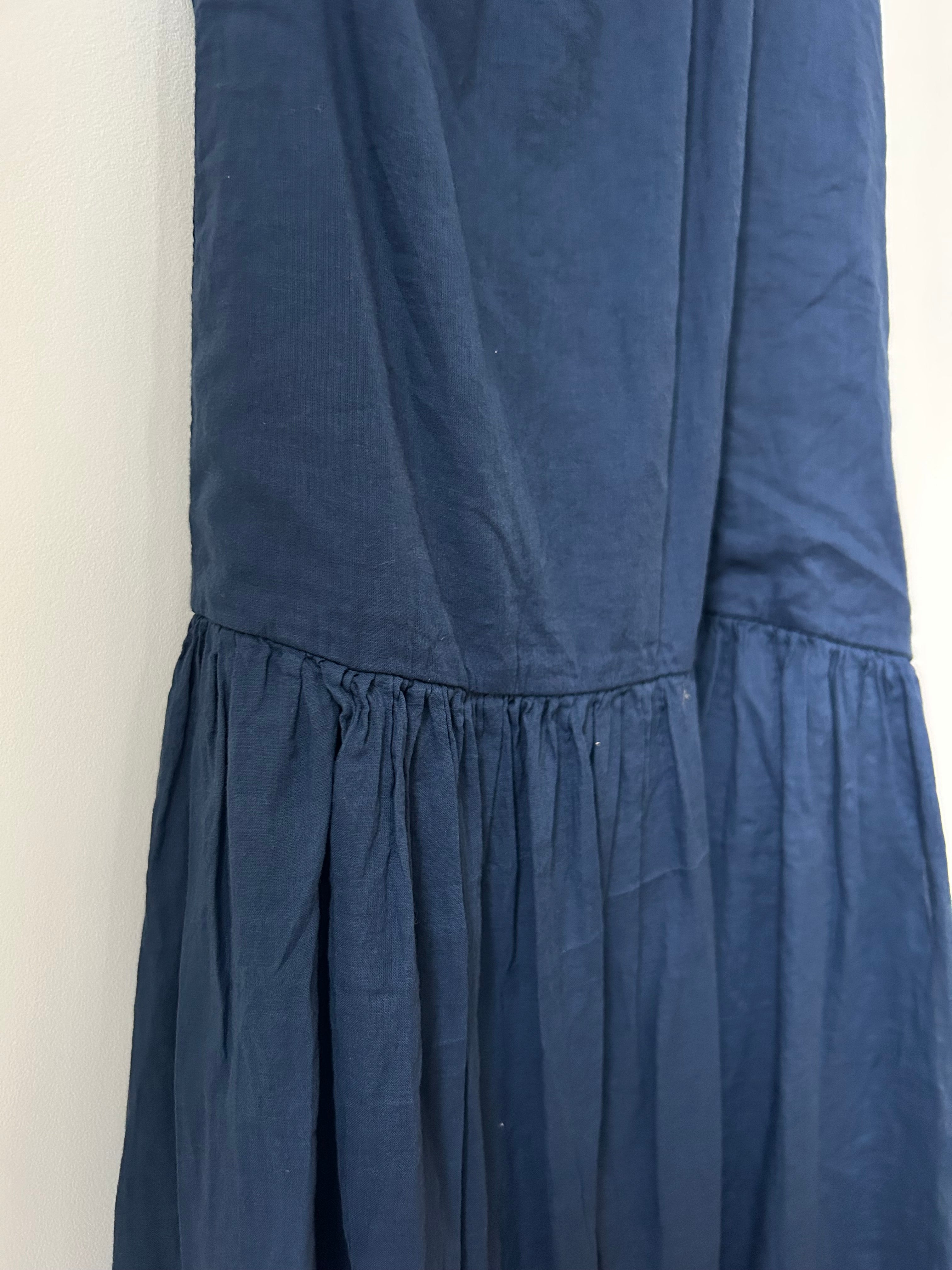 One Shoulder Kleid - dunkelblau