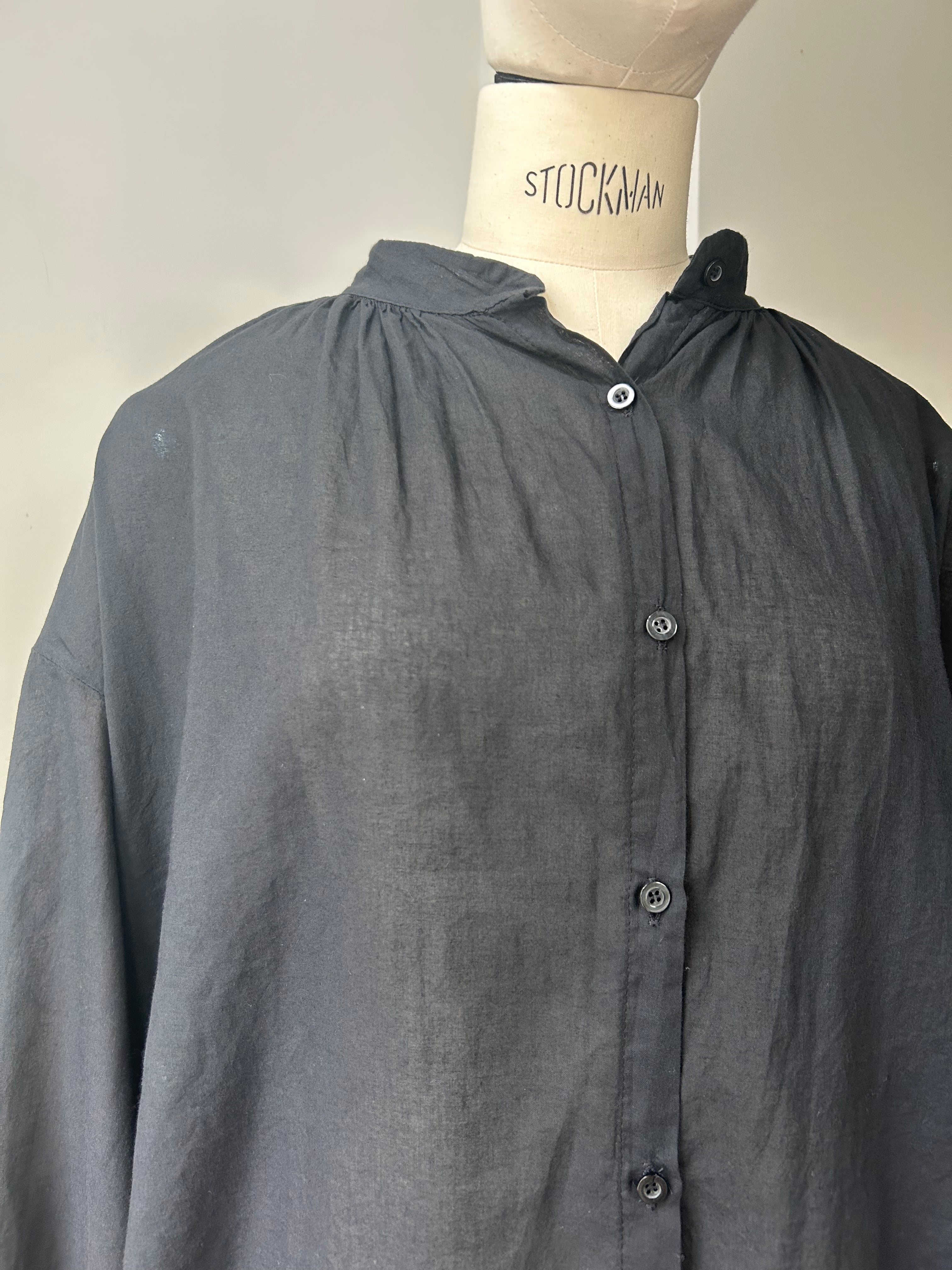 Sommerbluse - schwarz
