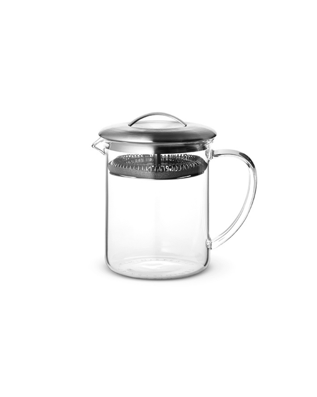 Glas-Teebereiter mit Edelstahlfilter (0,4 L)