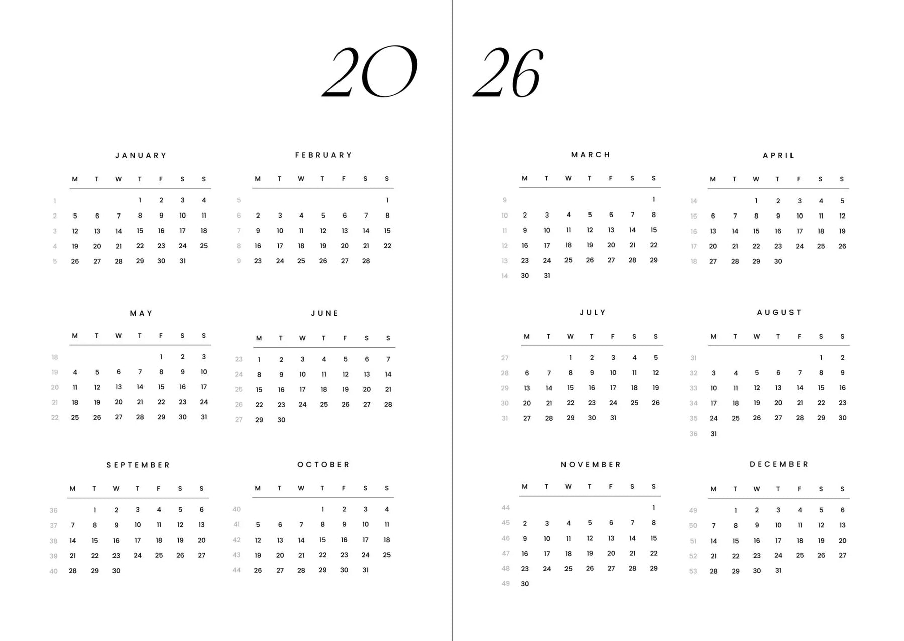 Cozy Planner 2026 – Coffee – “You are made of magic.”