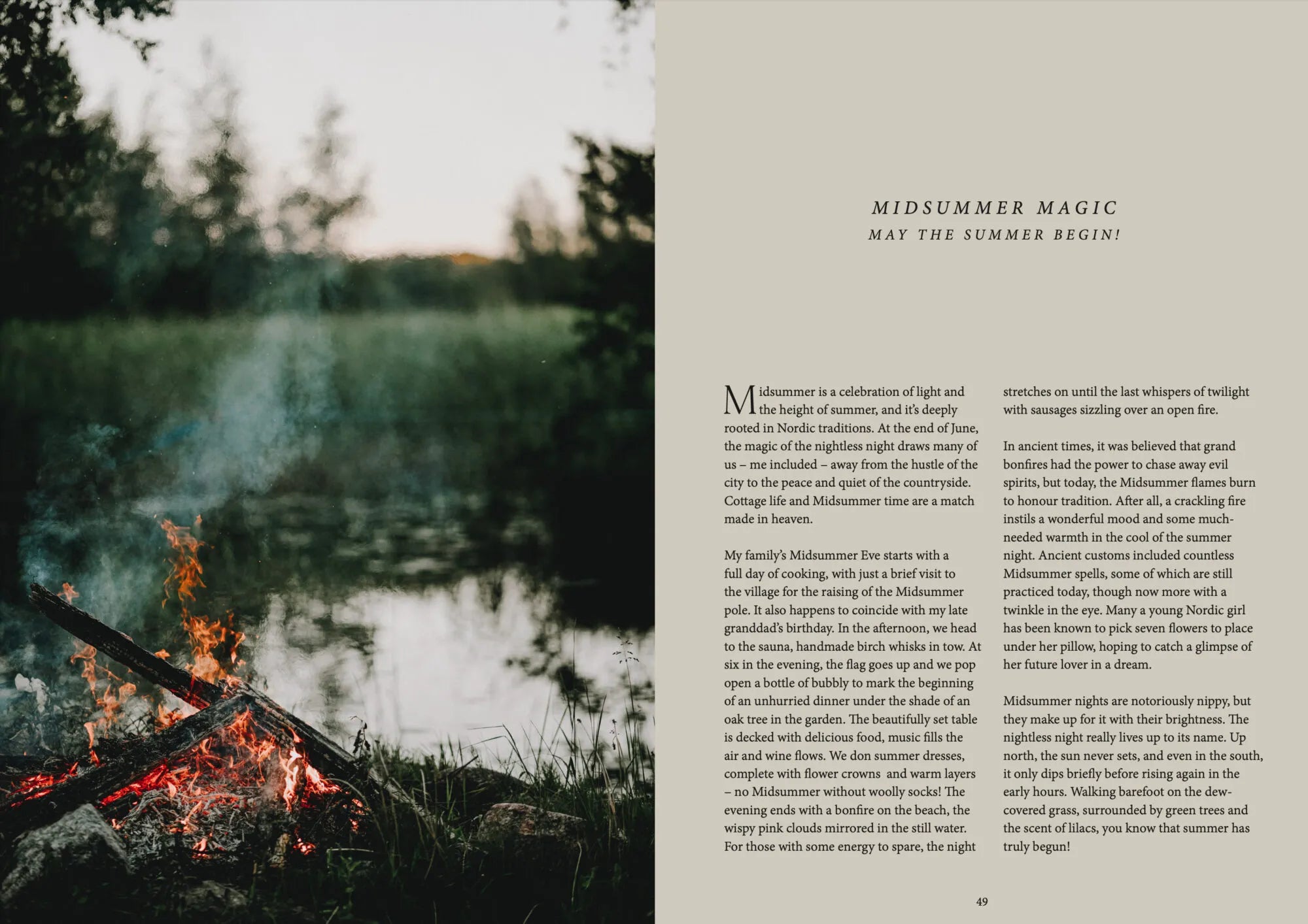Buch - Nordic Summer Cookbook