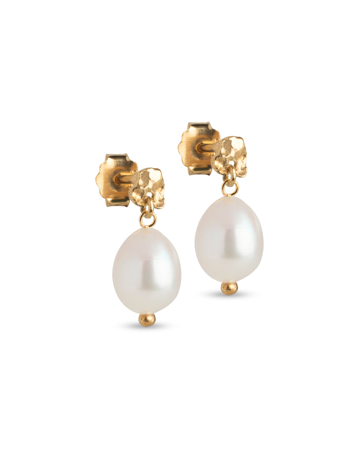 Ohrstecker Poe - gold/pearl