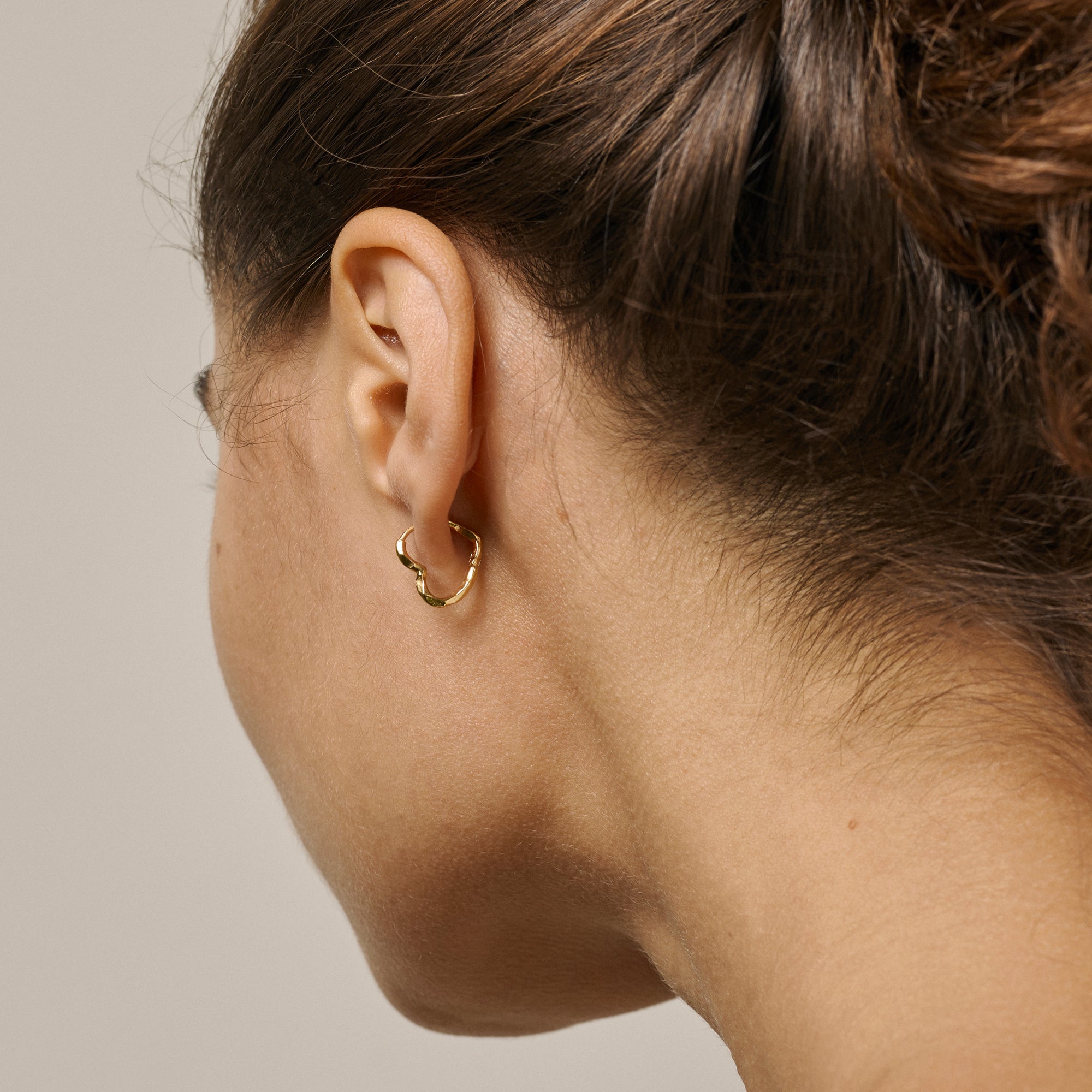 Hoops Organic Heart S - Gold