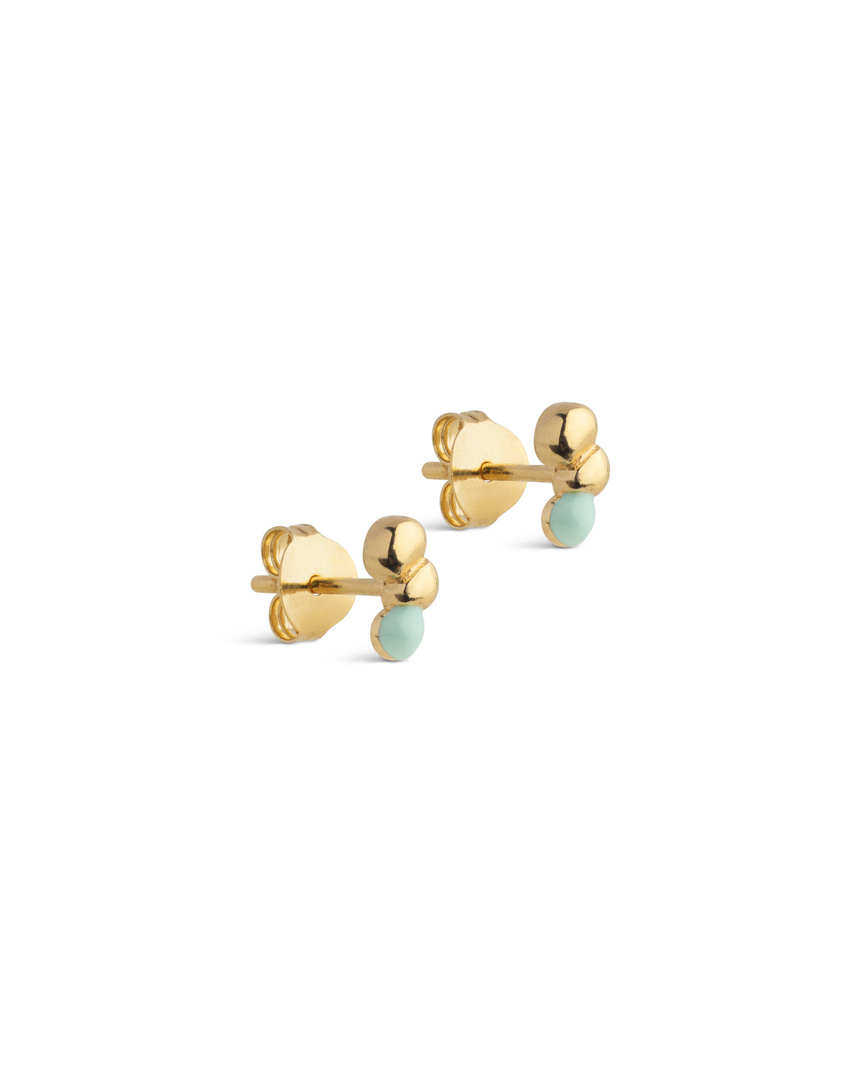 Ohrstecker Nara – Gold/Mint