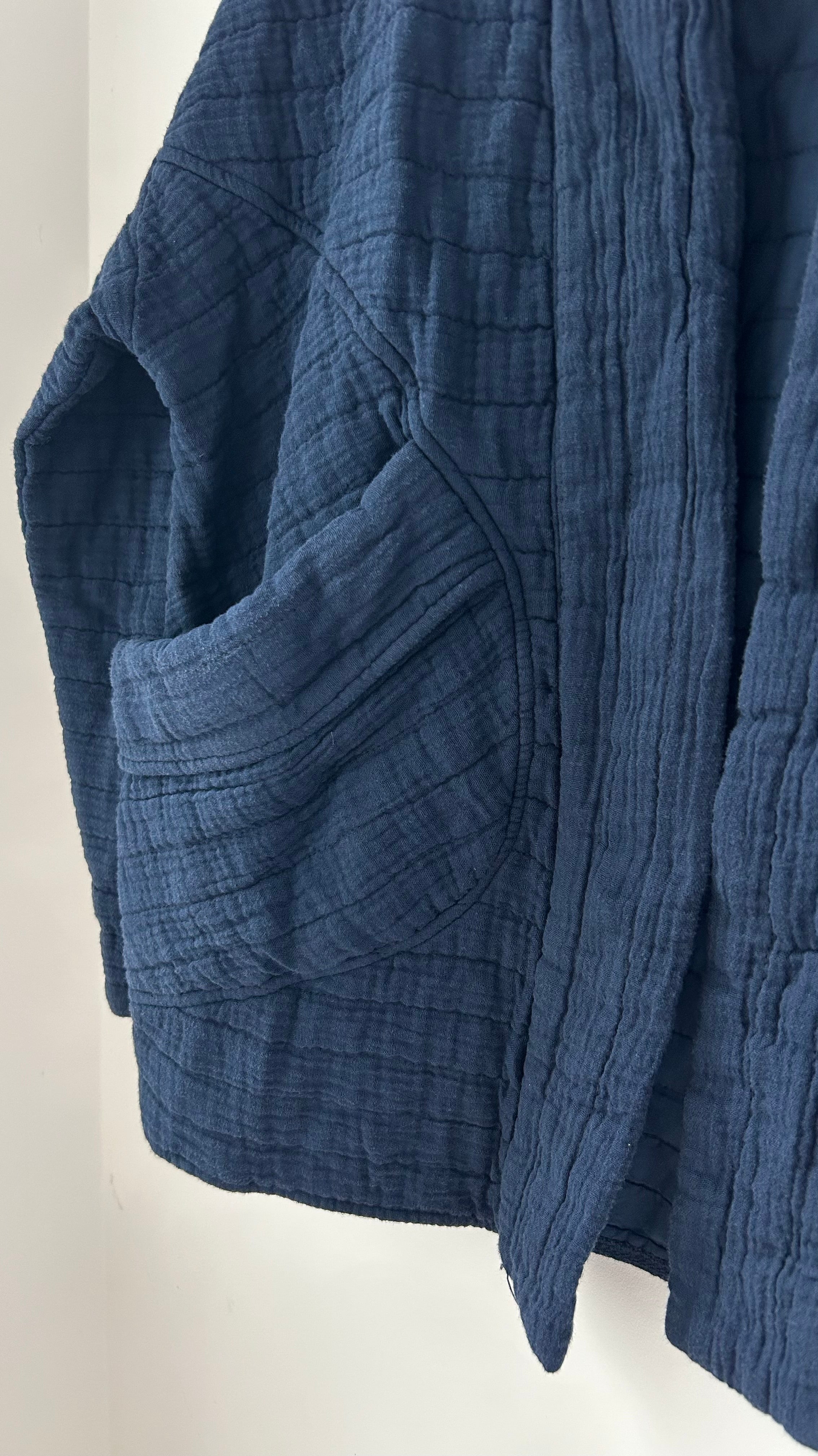 Kimono-Jacke dunkelblau