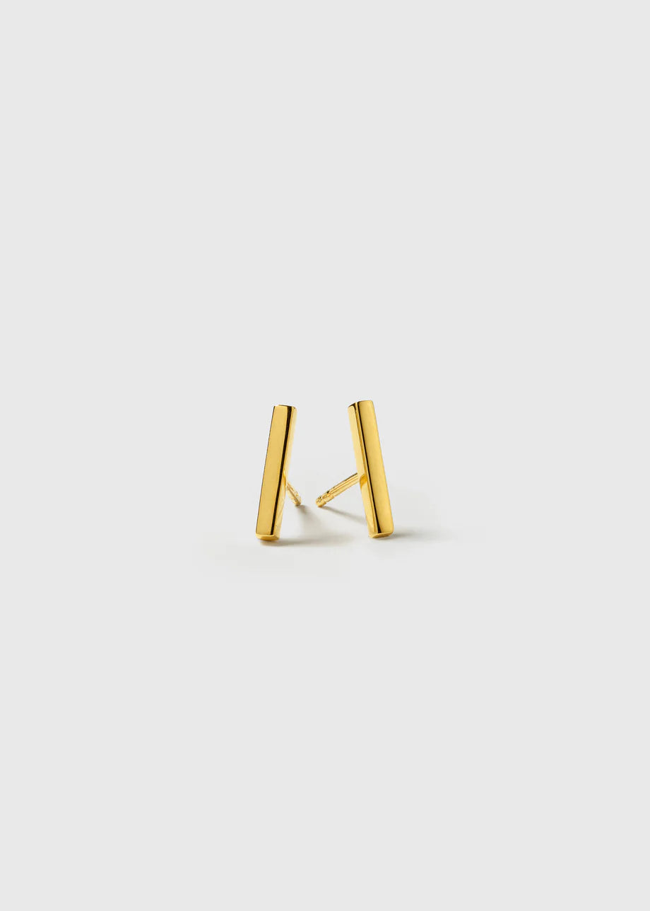 Ohrringe Strict Bar - gold