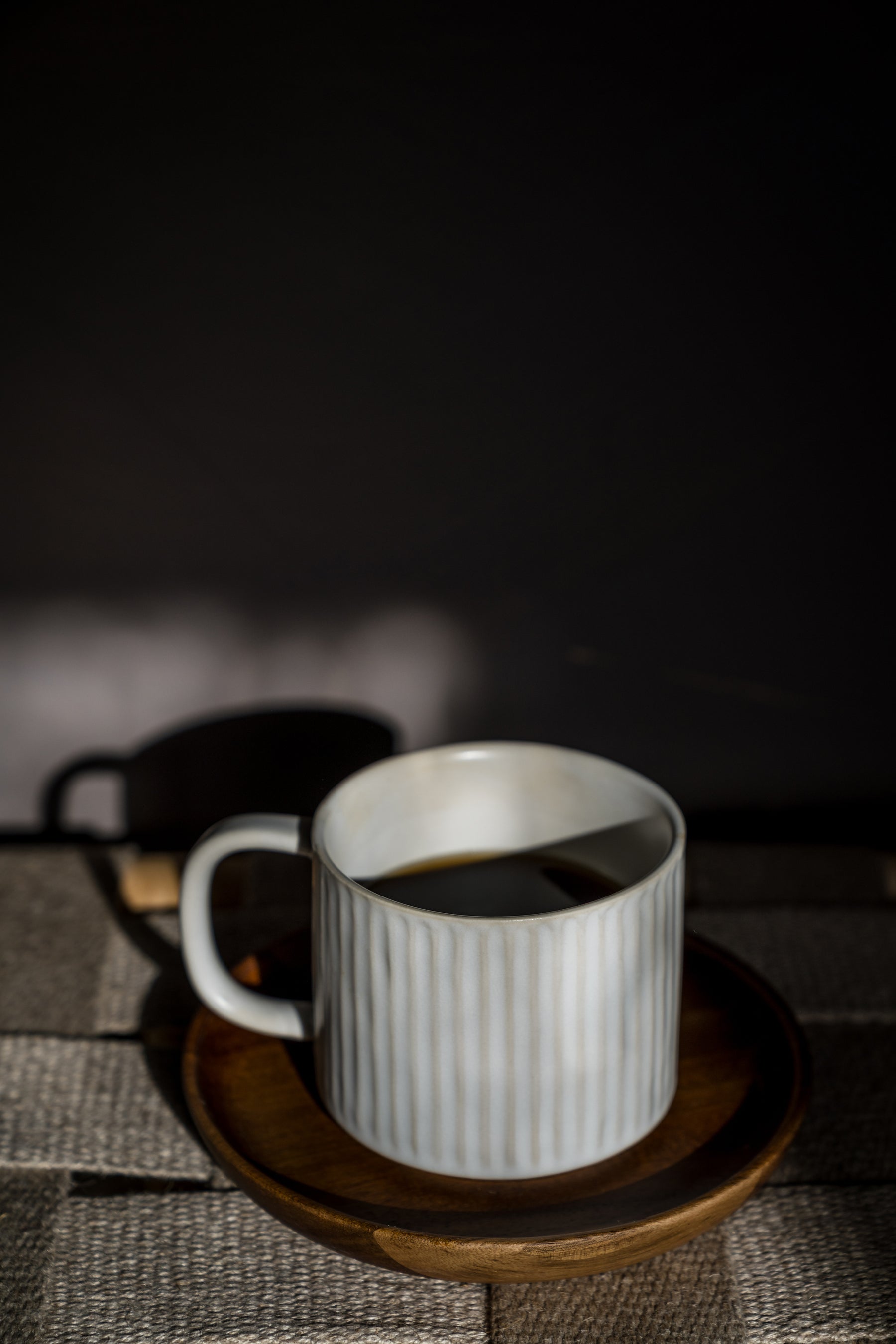 Teetasse geriffelt