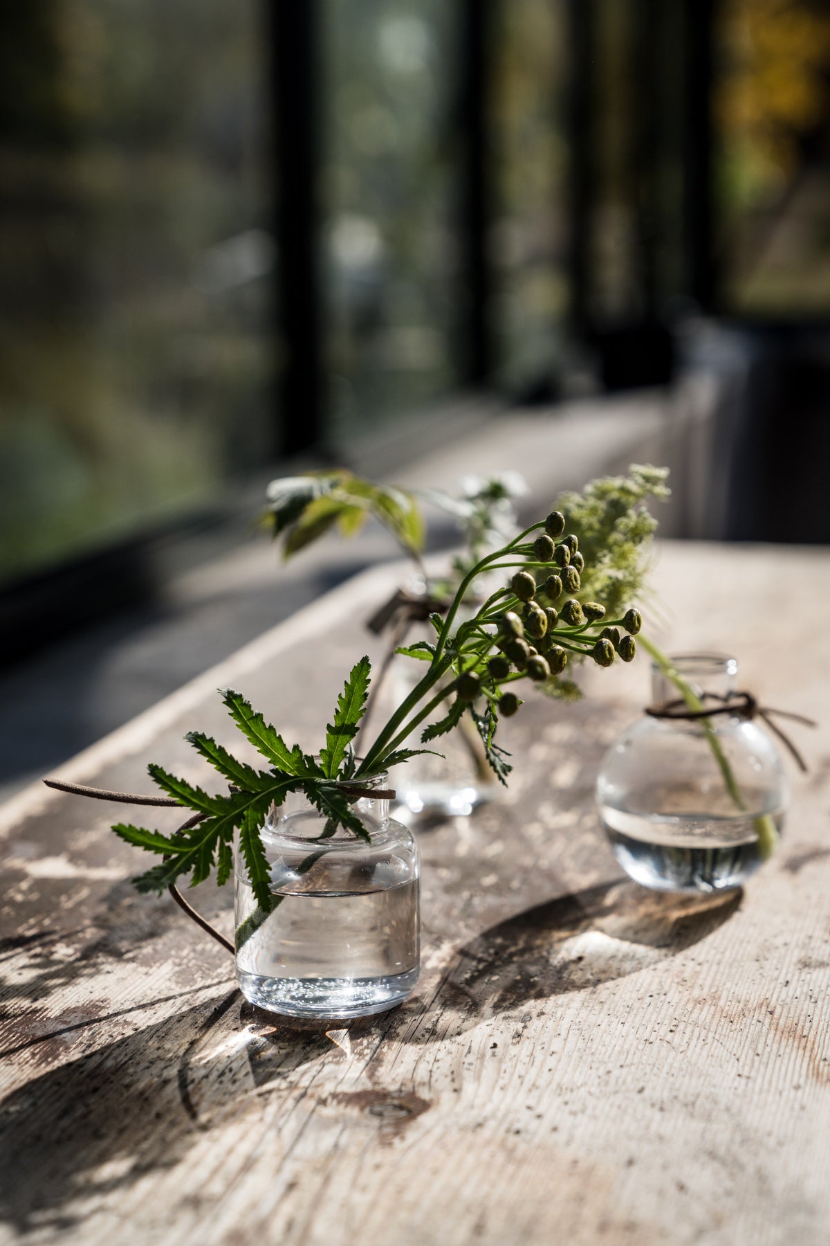 Mini Glasvasen - 3er Set