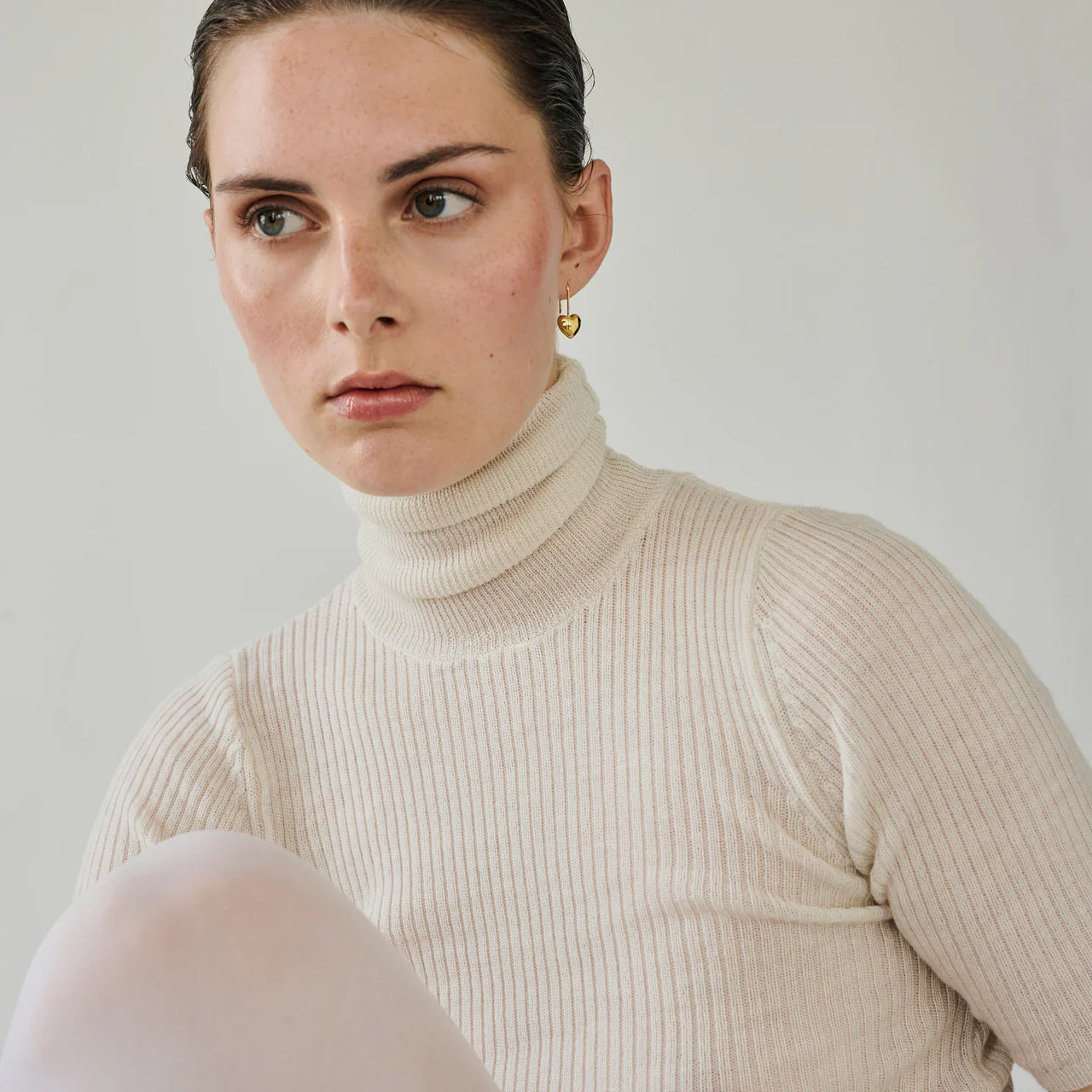 Ohrringe Poma Drop Heart - gold