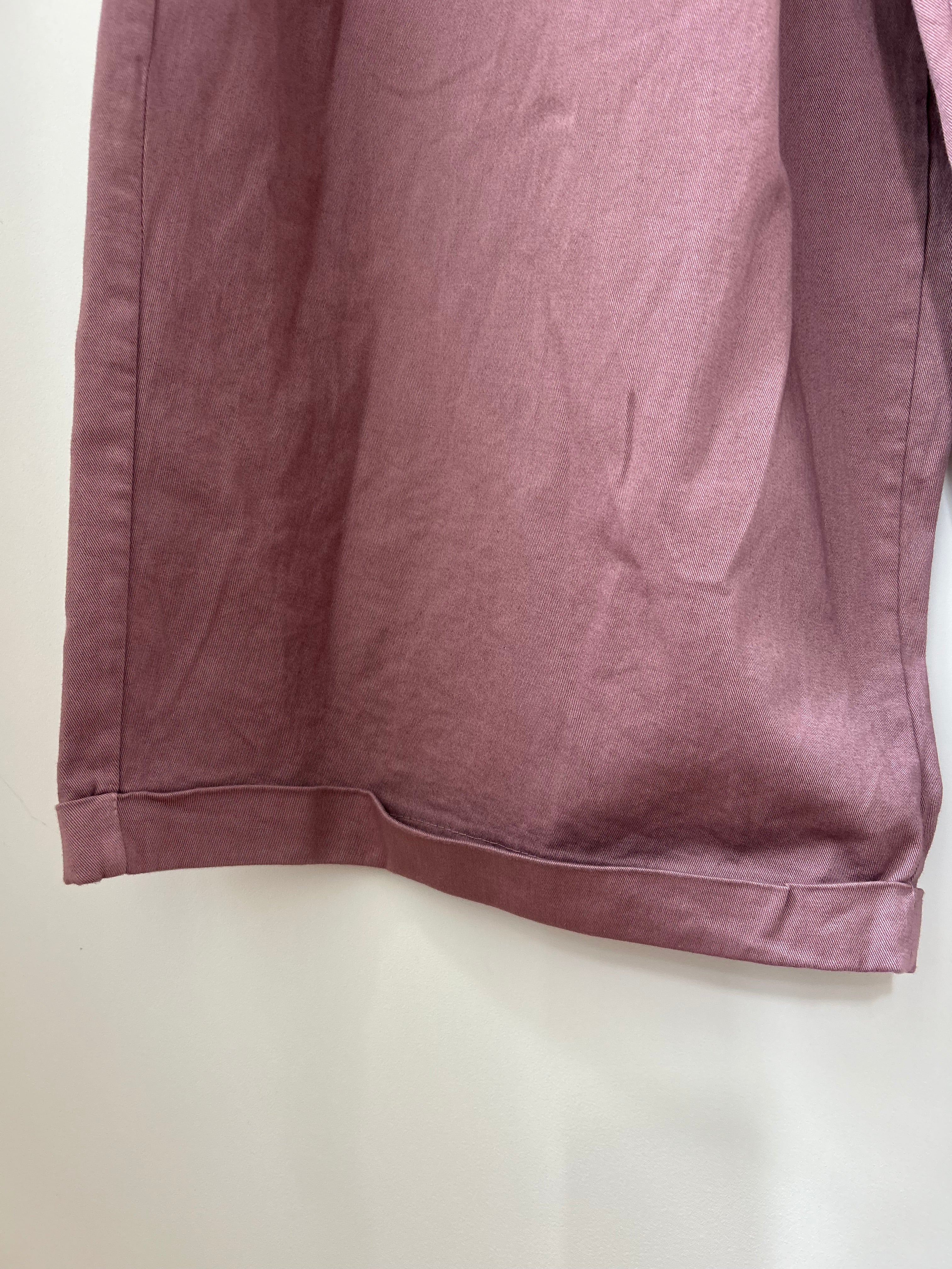Warme Culotte Palazzo-Hose - altrosa